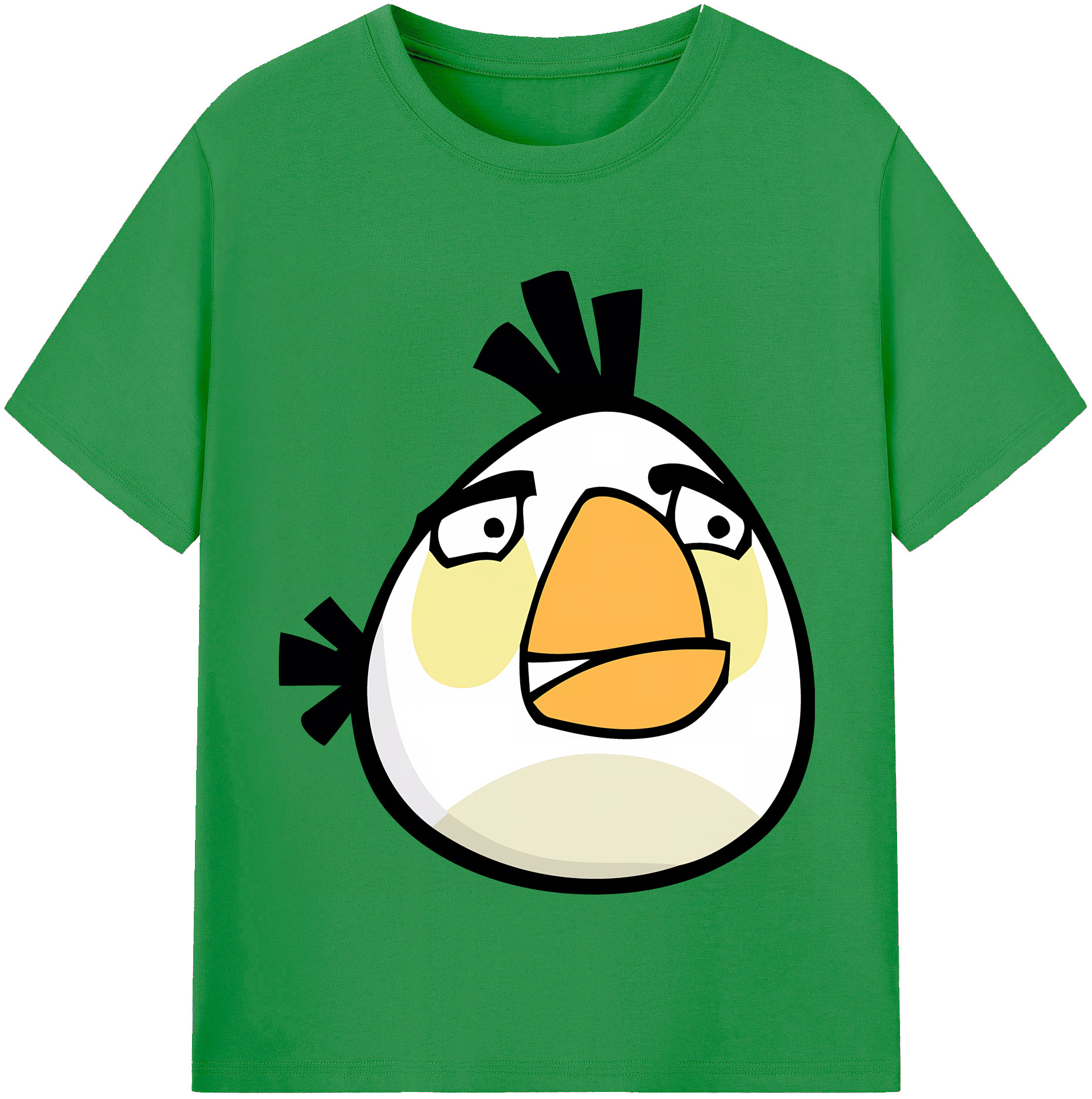 （画像用） Angry Birds アングリーバード レディースカジュアルプリントTシャツ（綿100％）