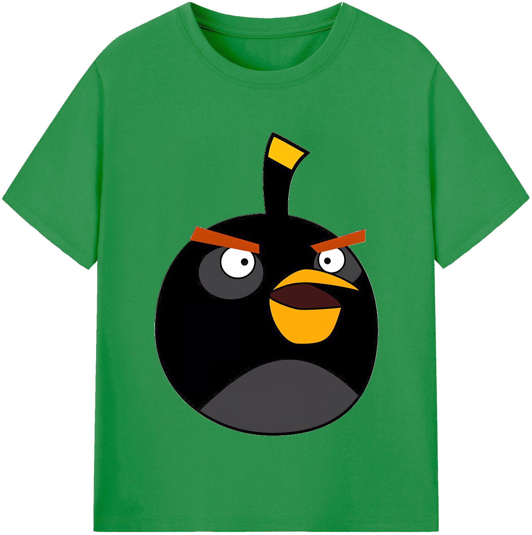 （画像用） Angry Birds アングリーバード レディースカジュアルプリントTシャツ（綿100％）