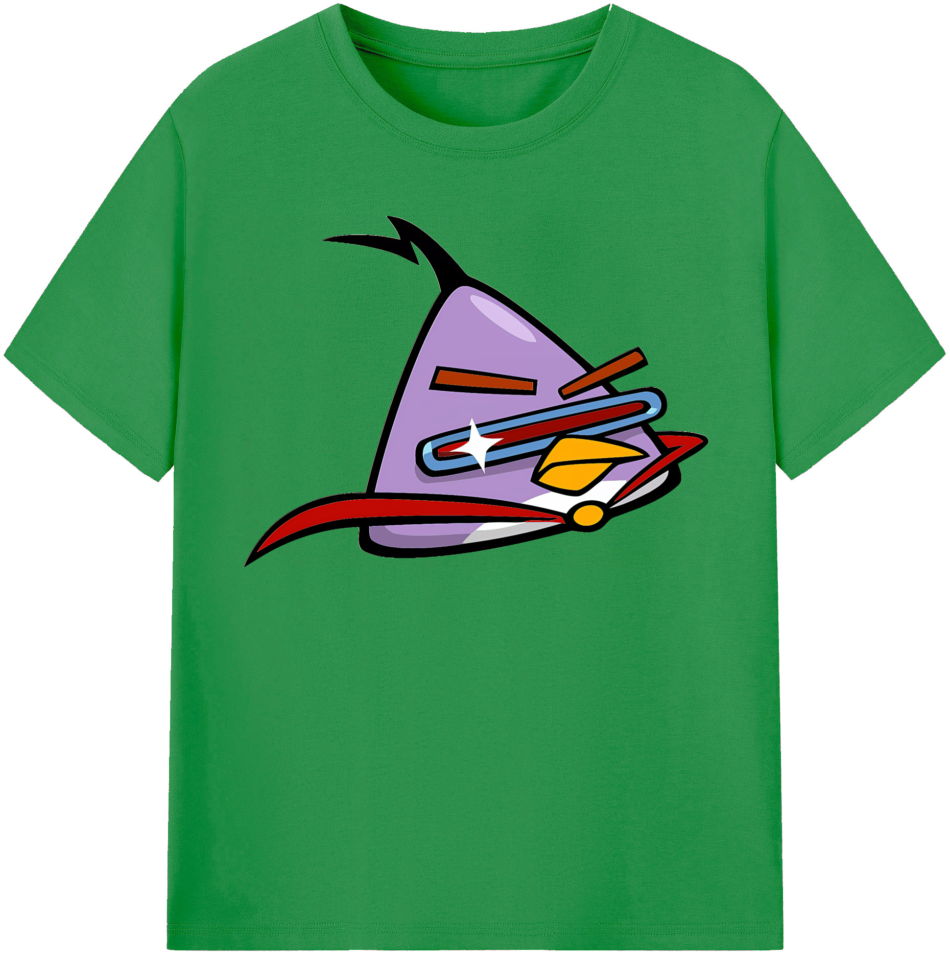 （画像用） Angry Birds アングリーバード レディースカジュアルプリントTシャツ（綿100％）
