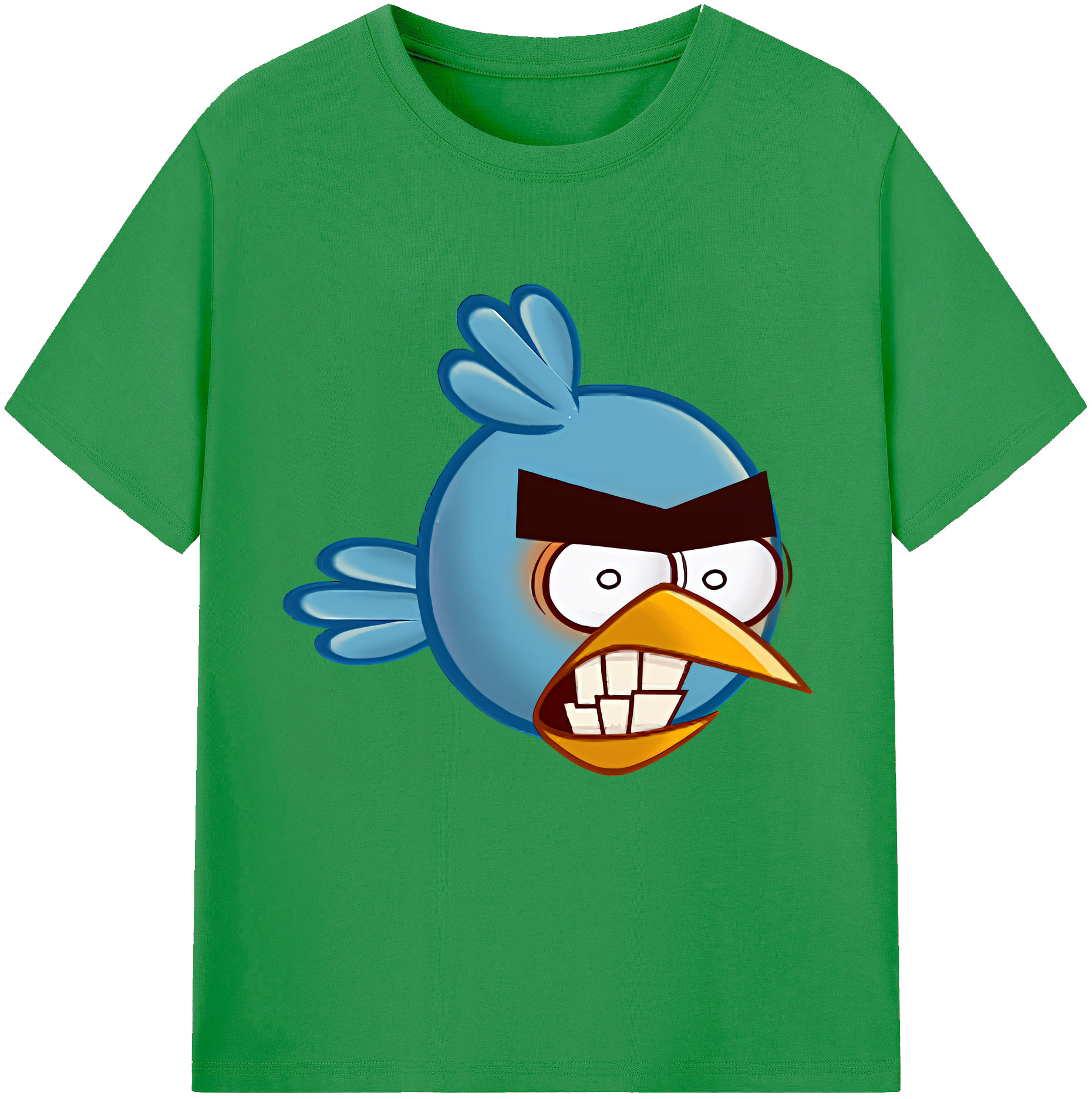 （画像用） Angry Birds アングリーバード レディースカジュアルプリントTシャツ（綿100％）