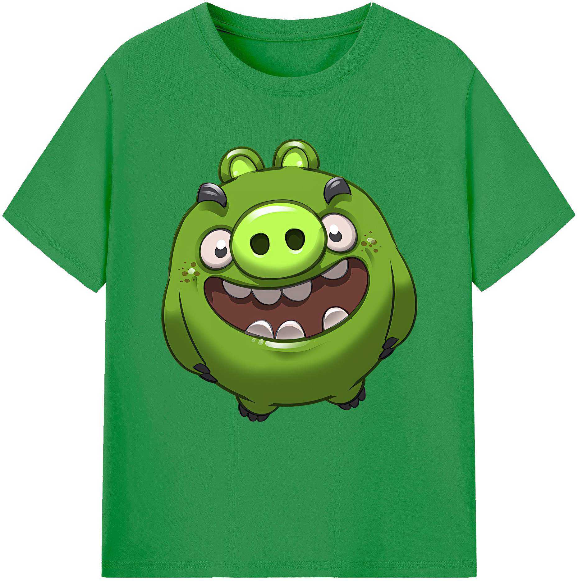 （画像用） Angry Birds アングリーバード レディースカジュアルプリントTシャツ（綿100％）