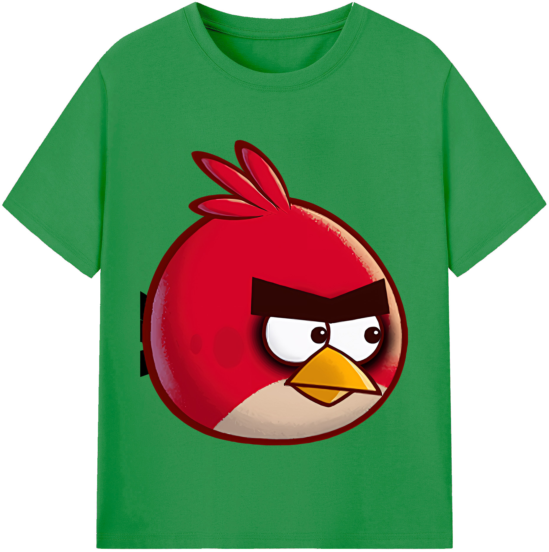 （画像用） Angry Birds アングリーバード レディースカジュアルプリントTシャツ（綿100％）