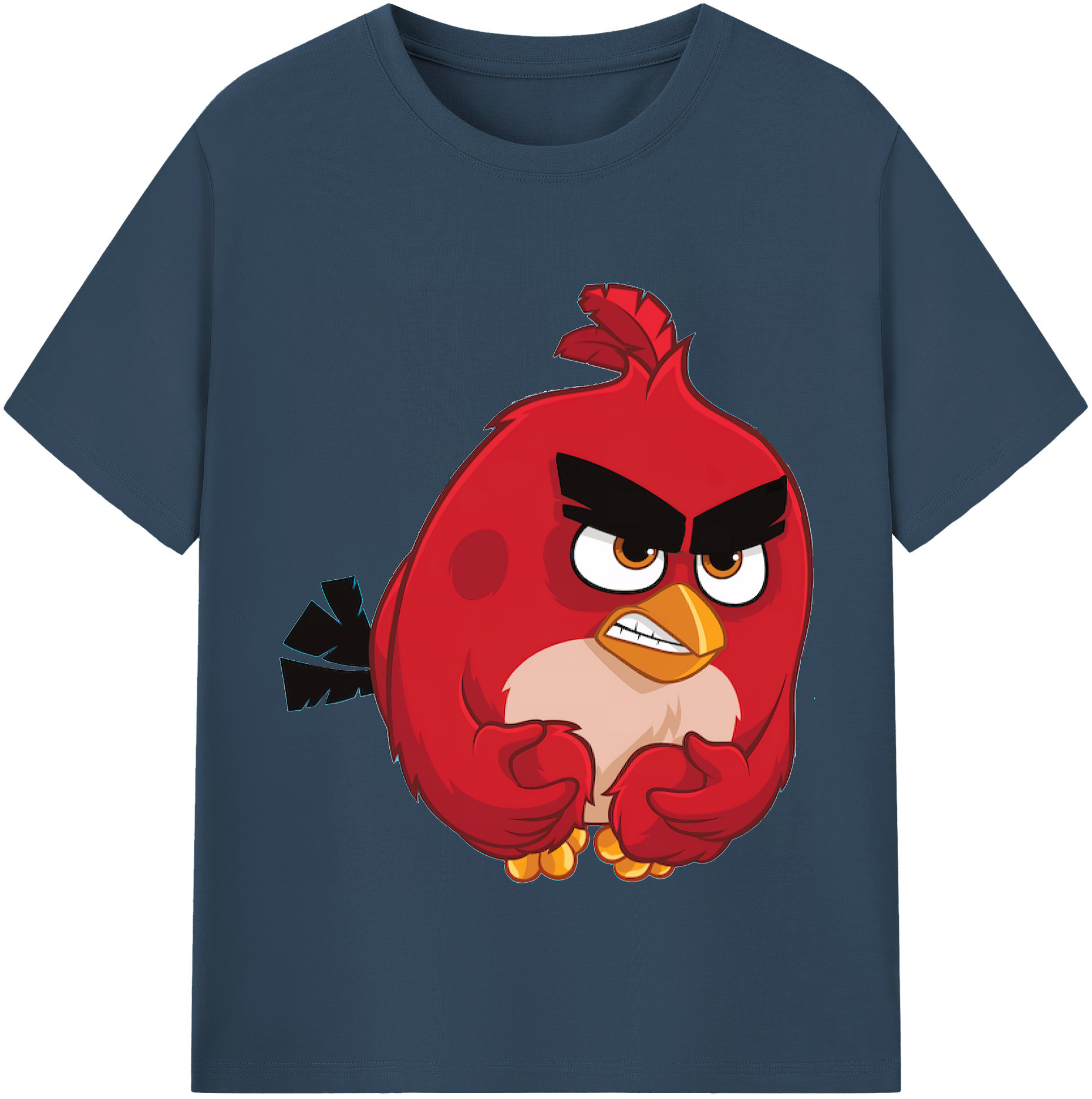 （画像用） Angry Birds アングリーバード レディースカジュアルプリントTシャツ（綿100％）