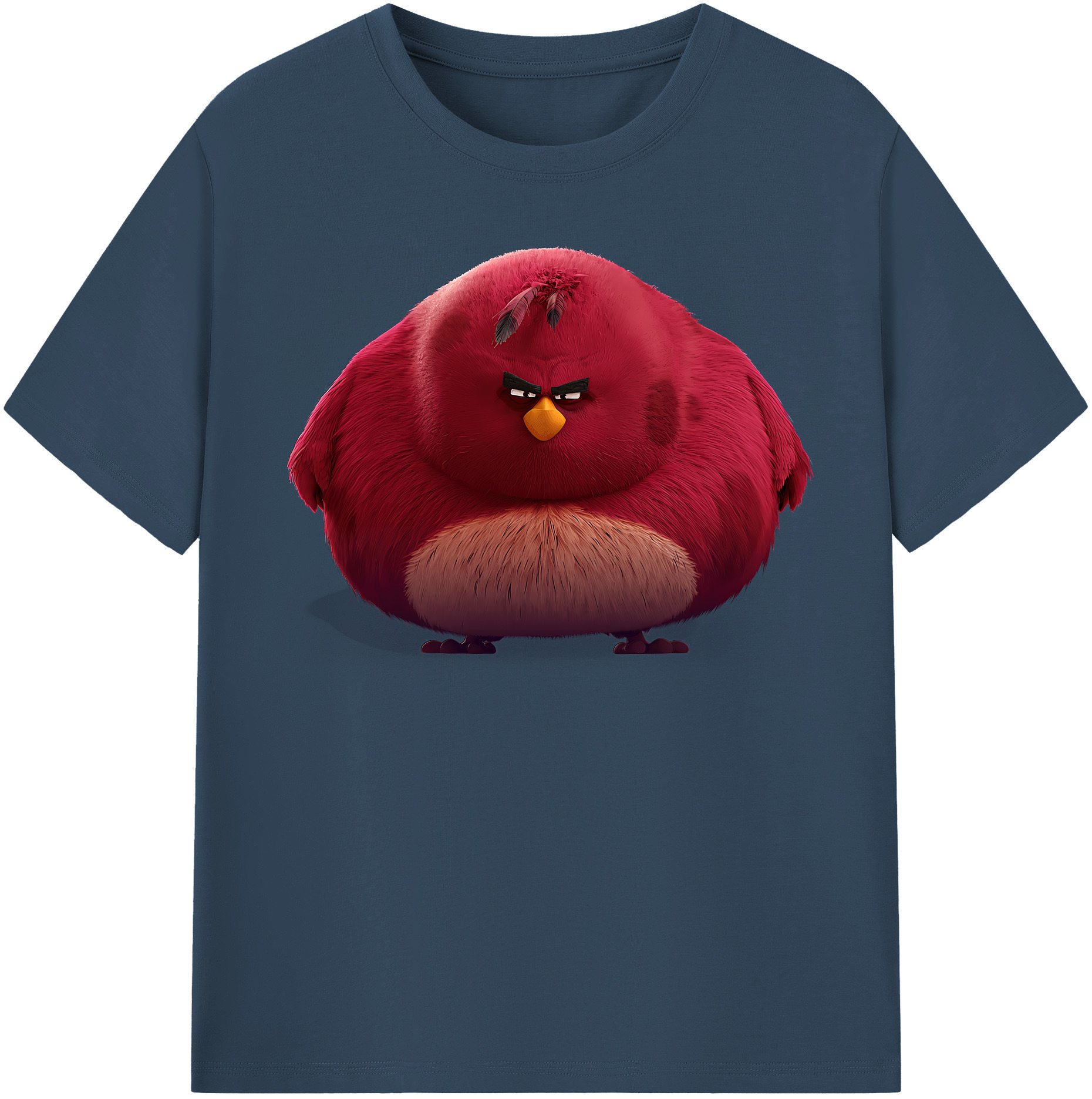 （画像用） Angry Birds アングリーバード レディースカジュアルプリントTシャツ（綿100％）