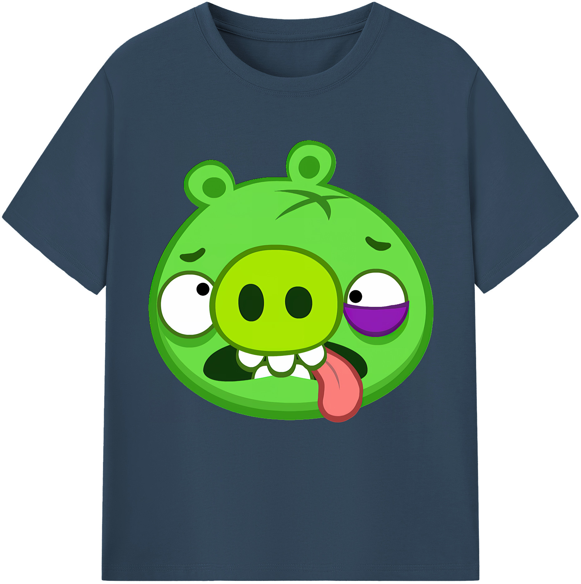 （画像用） Angry Birds アングリーバード レディースカジュアルプリントTシャツ（綿100％）