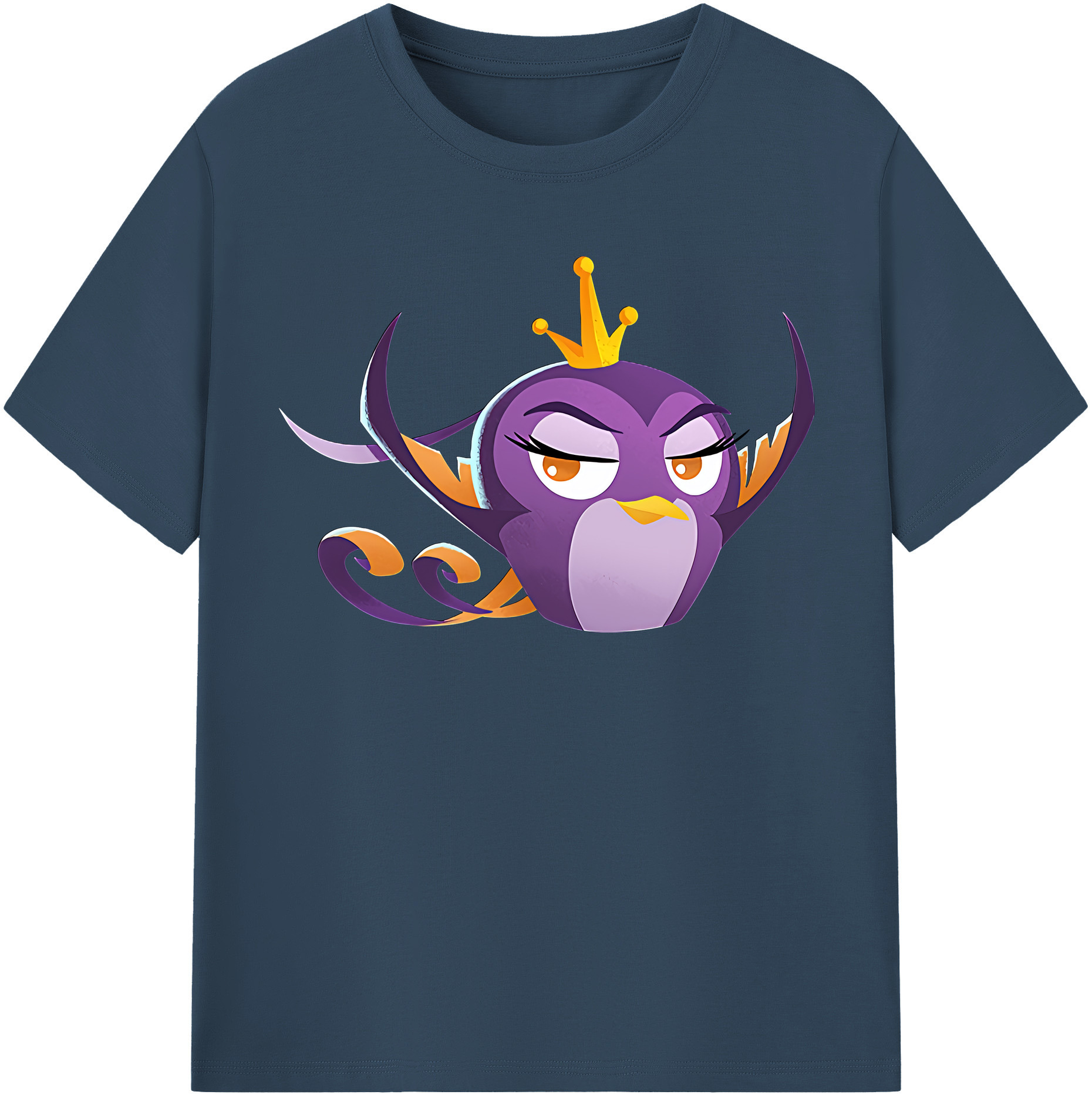 （画像用） Angry Birds アングリーバード レディースカジュアルプリントTシャツ（綿100％）