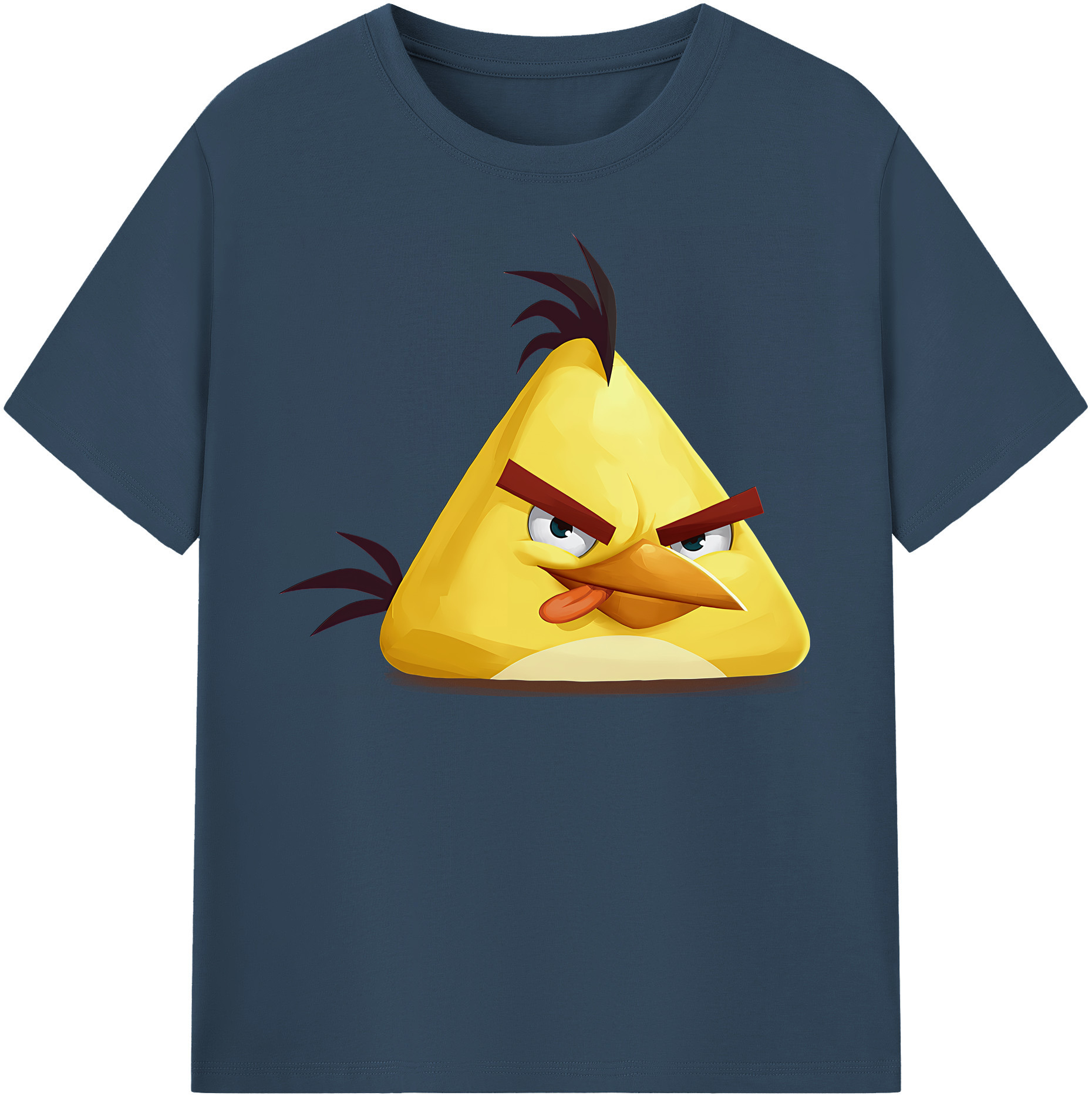 （画像用） Angry Birds アングリーバード レディースカジュアルプリントTシャツ（綿100％）