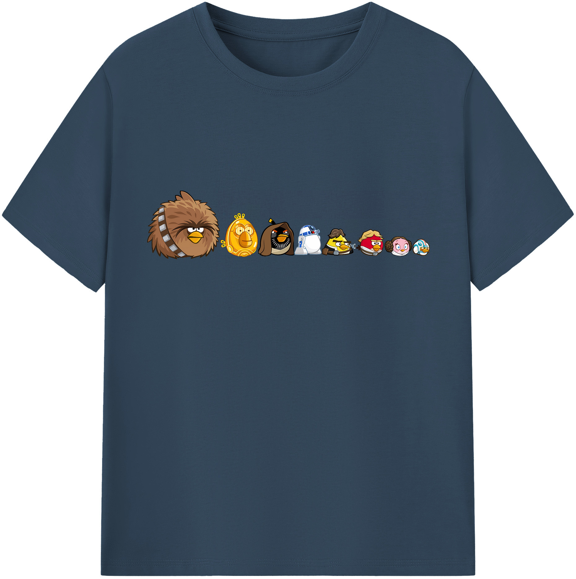 （画像用） Angry Birds アングリーバード レディースカジュアルプリントTシャツ（綿100％）