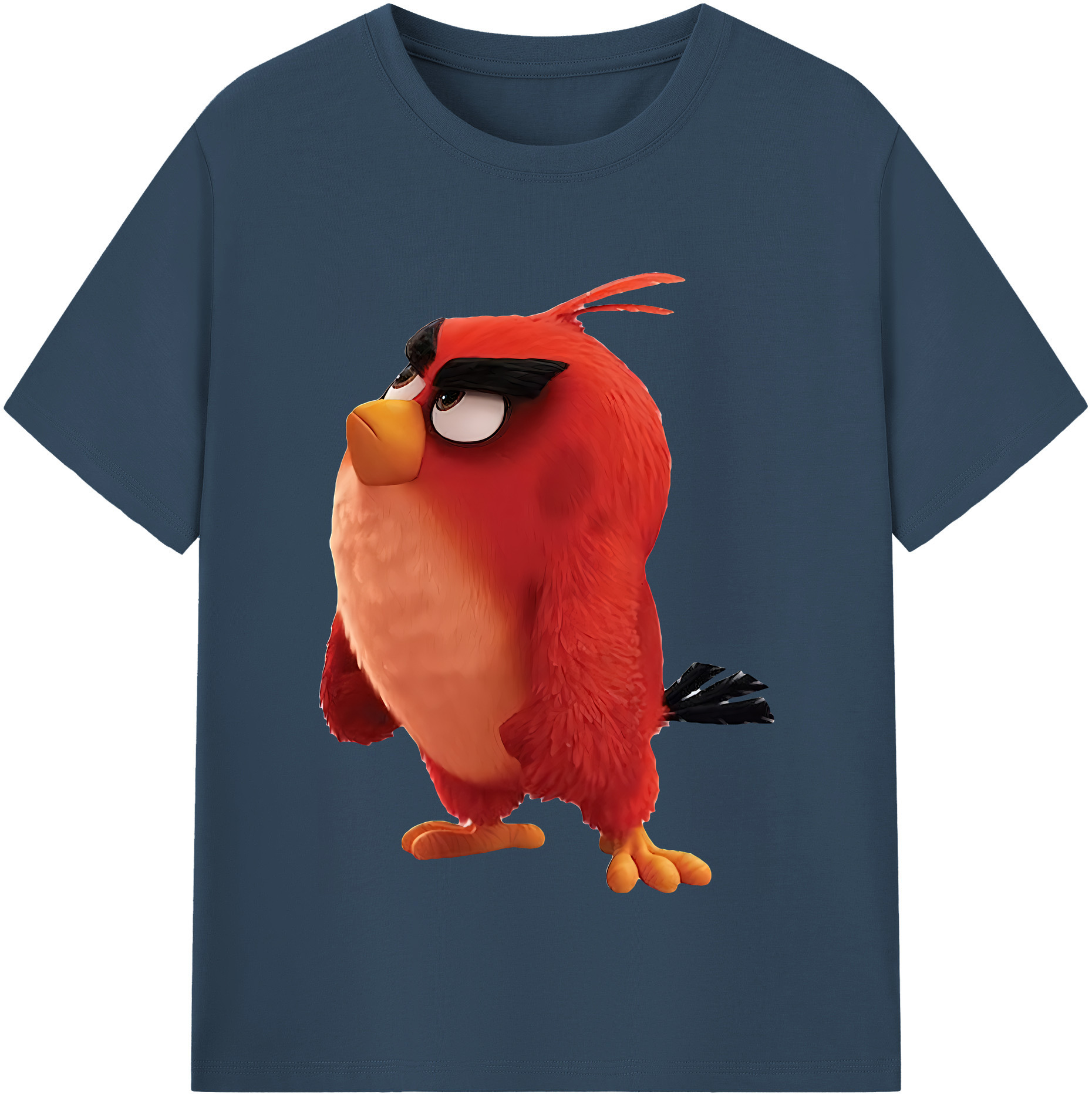 （画像用） Angry Birds アングリーバード レディースカジュアルプリントTシャツ（綿100％）