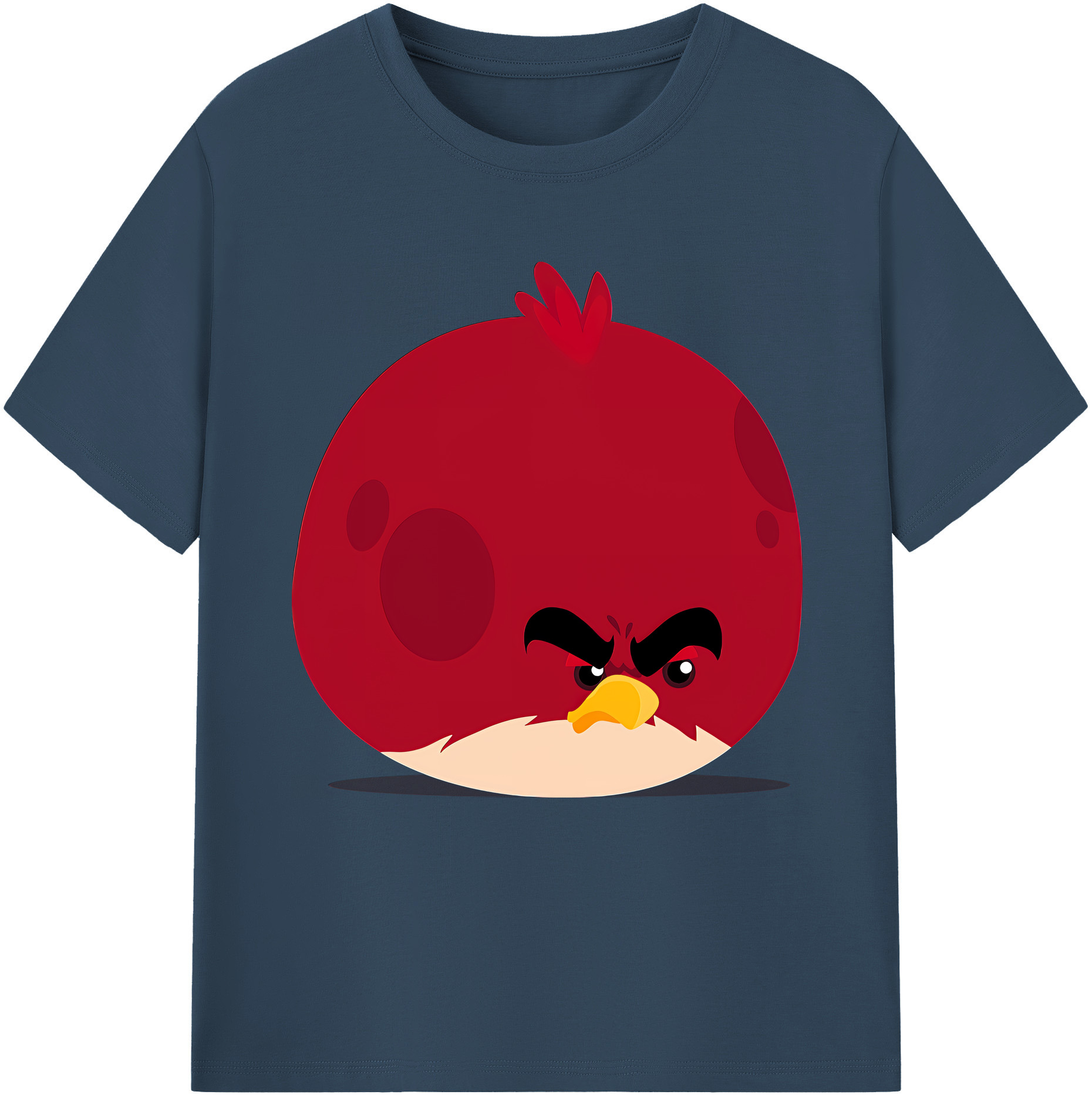 （画像用） Angry Birds アングリーバード レディースカジュアルプリントTシャツ（綿100％）
