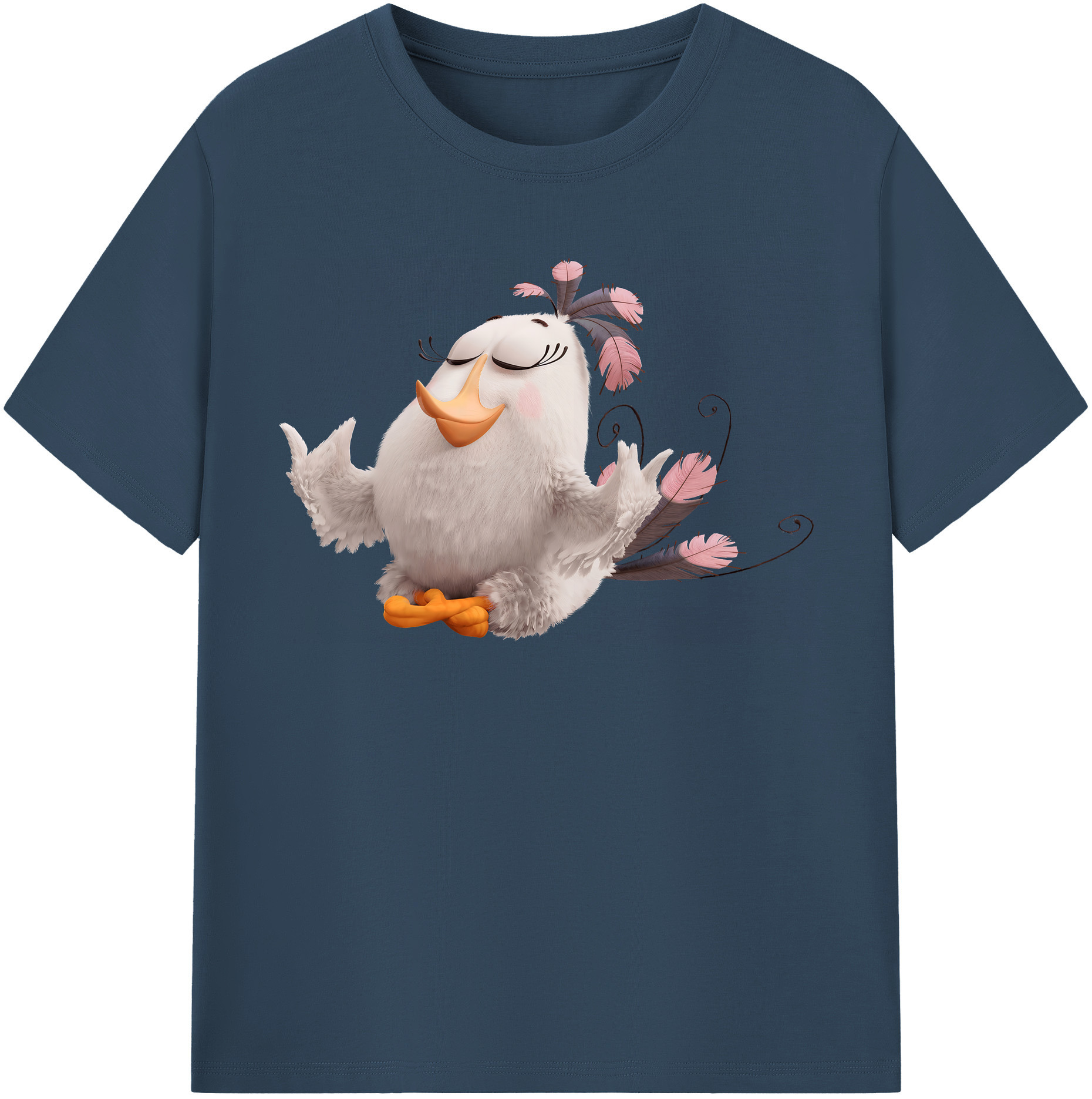 （画像用） Angry Birds アングリーバード レディースカジュアルプリントTシャツ（綿100％）