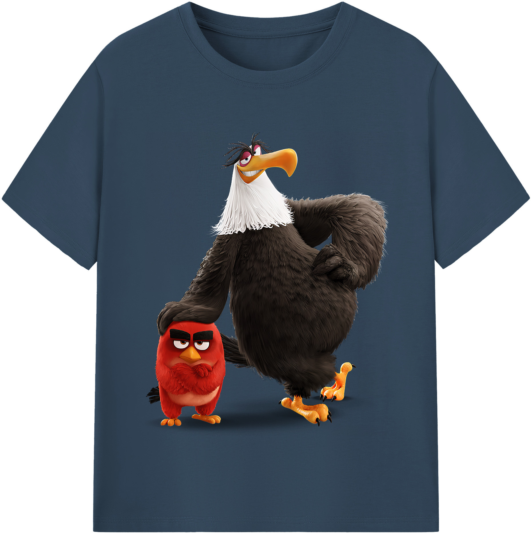（画像用） Angry Birds アングリーバード レディースカジュアルプリントTシャツ（綿100％）