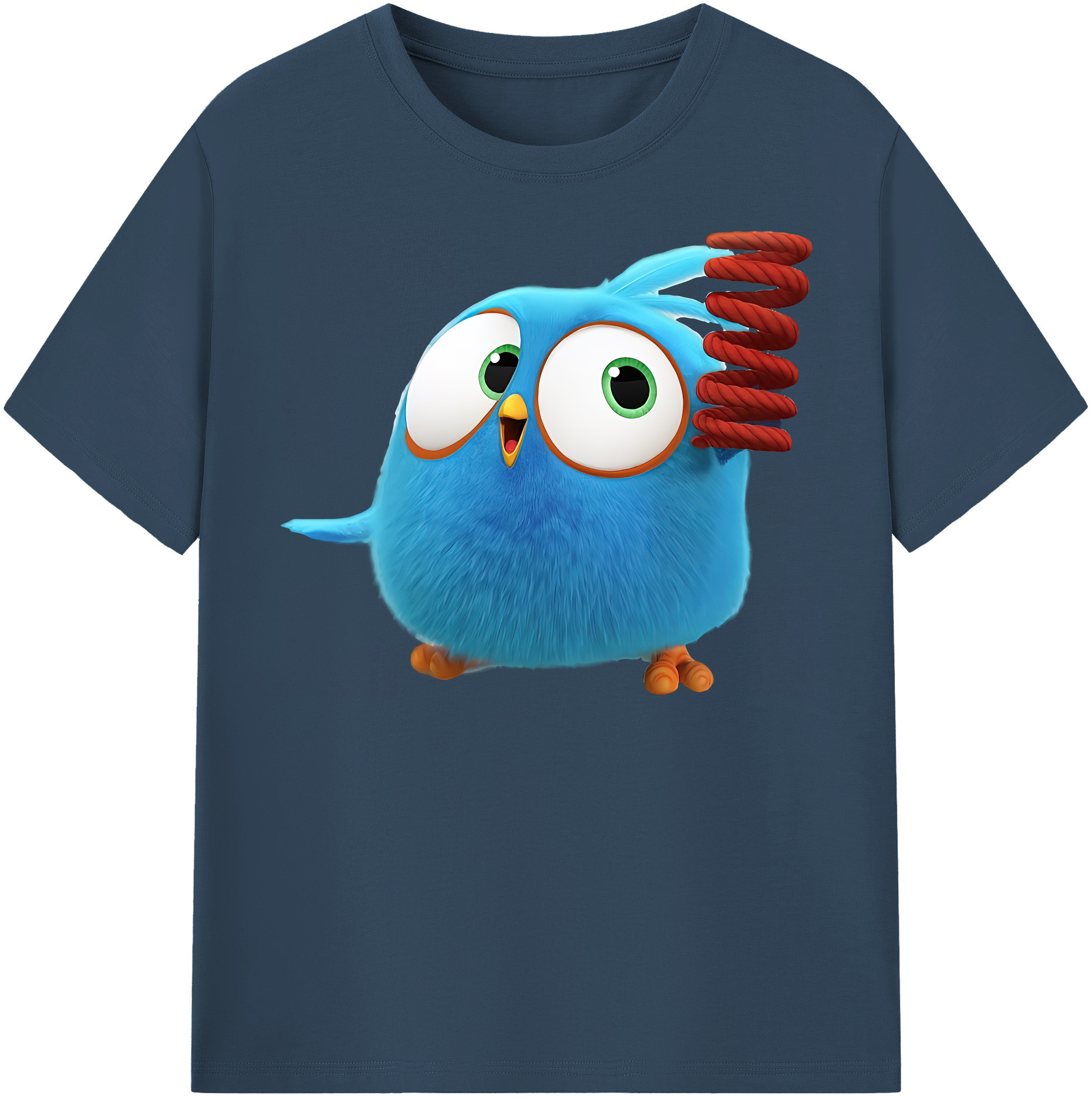 （画像用） Angry Birds アングリーバード レディースカジュアルプリントTシャツ（綿100％）