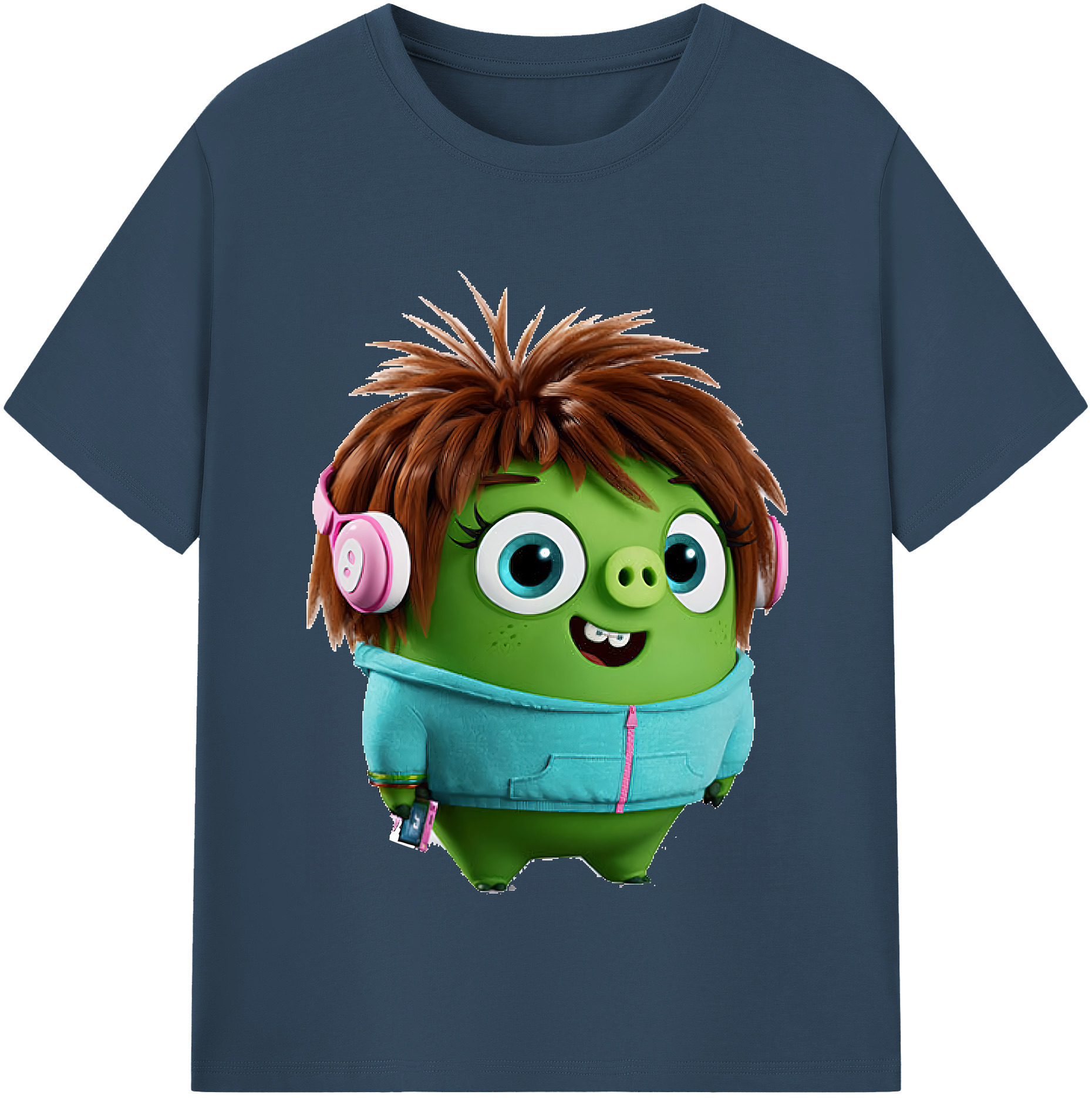 （画像用） Angry Birds アングリーバード レディースカジュアルプリントTシャツ（綿100％）