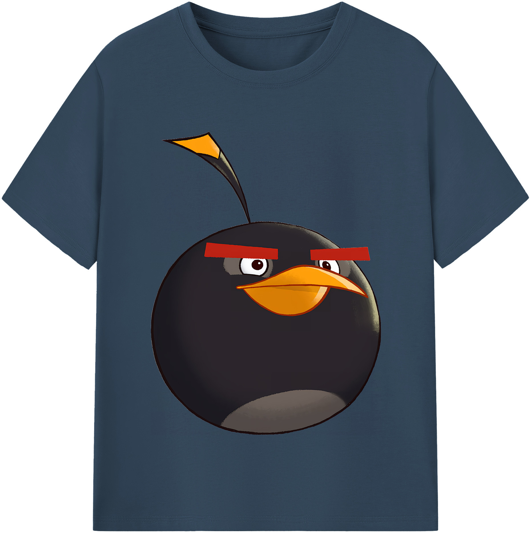 （画像用） Angry Birds アングリーバード レディースカジュアルプリントTシャツ（綿100％）