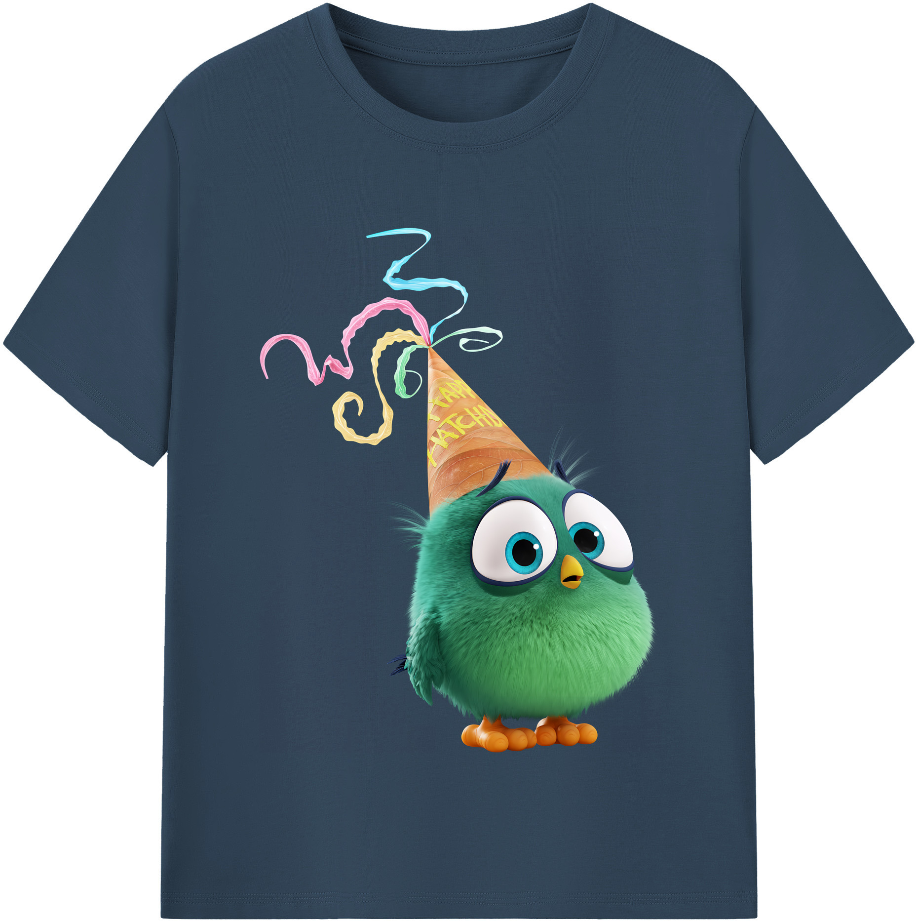 （画像用） Angry Birds アングリーバード レディースカジュアルプリントTシャツ（綿100％）