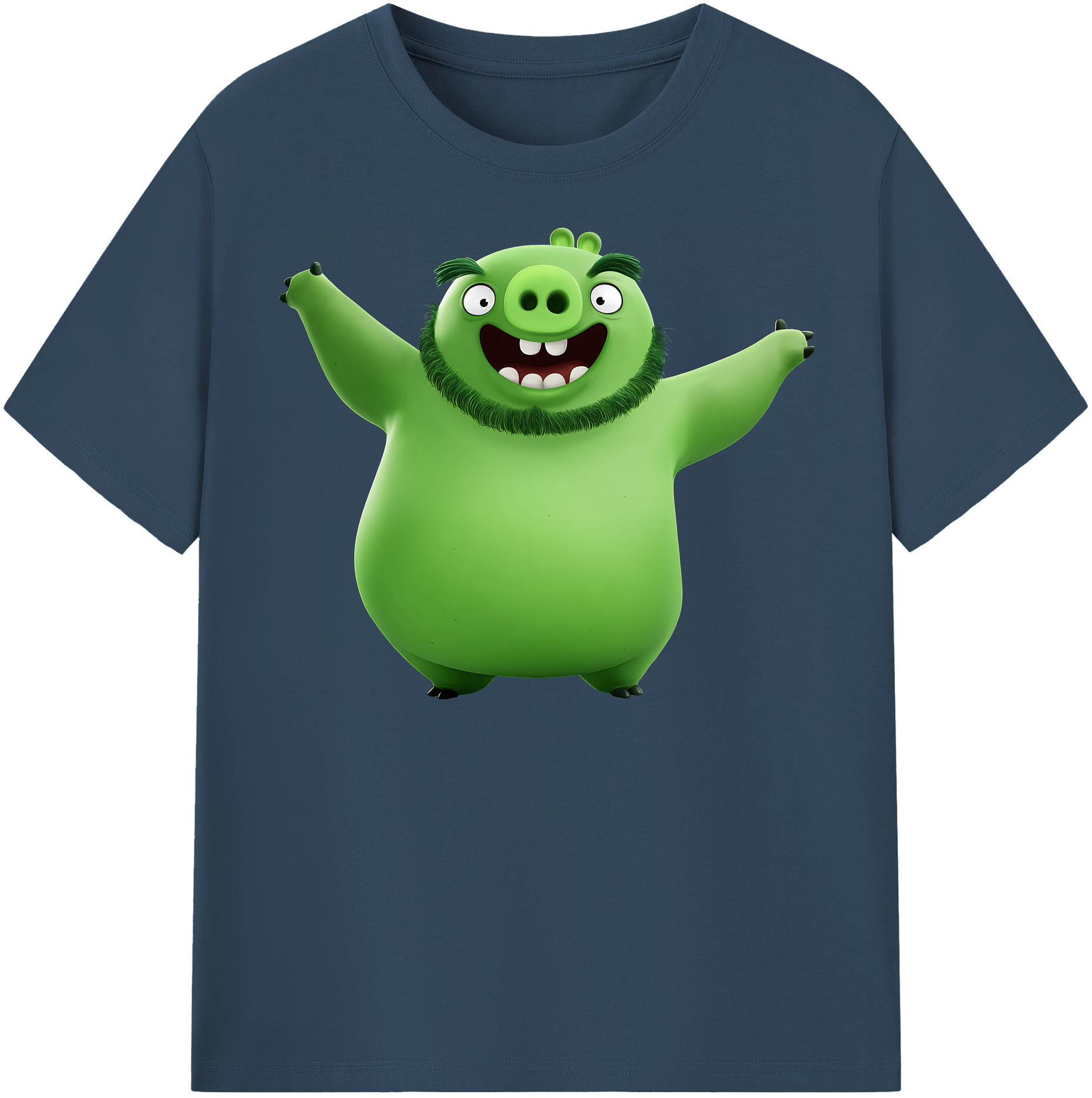 （画像用） Angry Birds アングリーバード レディースカジュアルプリントTシャツ（綿100％）