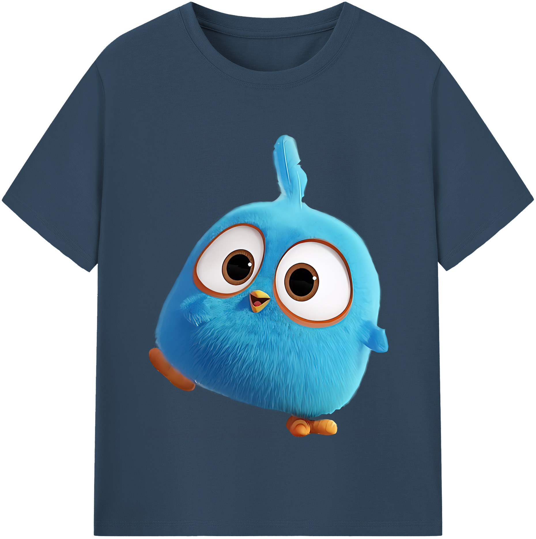 （画像用） Angry Birds アングリーバード レディースカジュアルプリントTシャツ（綿100％）