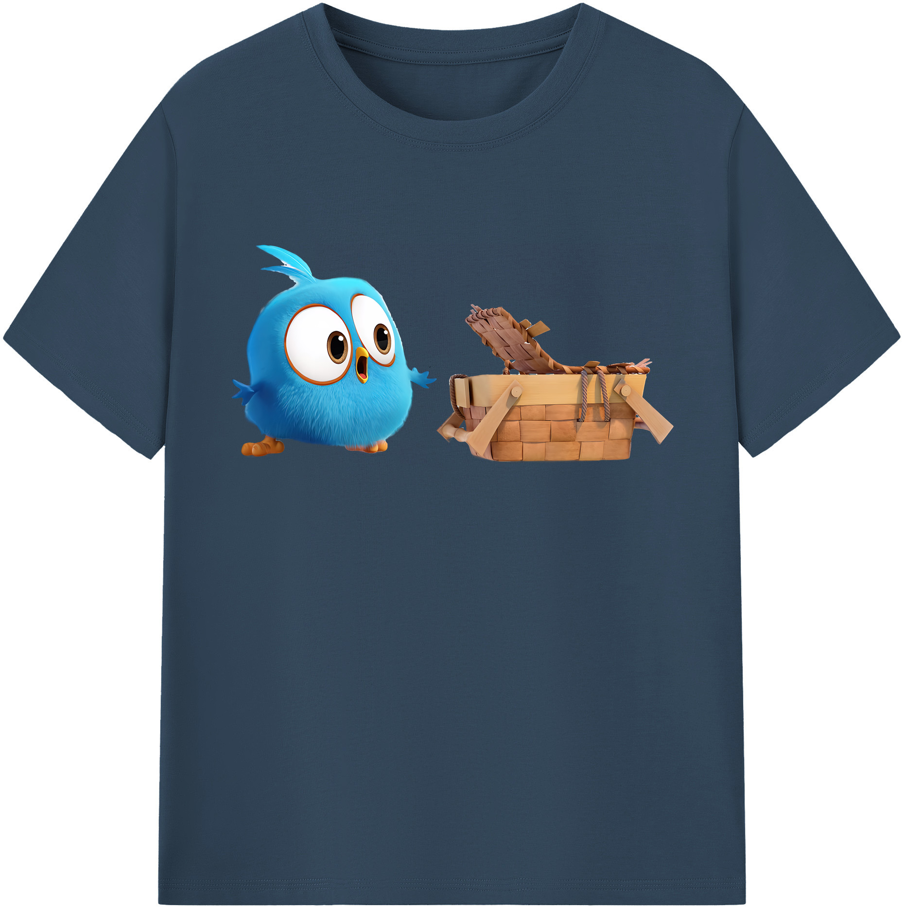 （画像用） Angry Birds アングリーバード レディースカジュアルプリントTシャツ（綿100％）