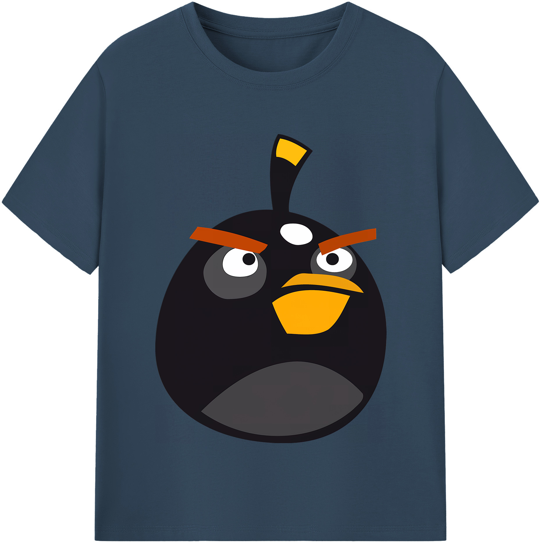 （画像用） Angry Birds アングリーバード レディースカジュアルプリントTシャツ（綿100％）