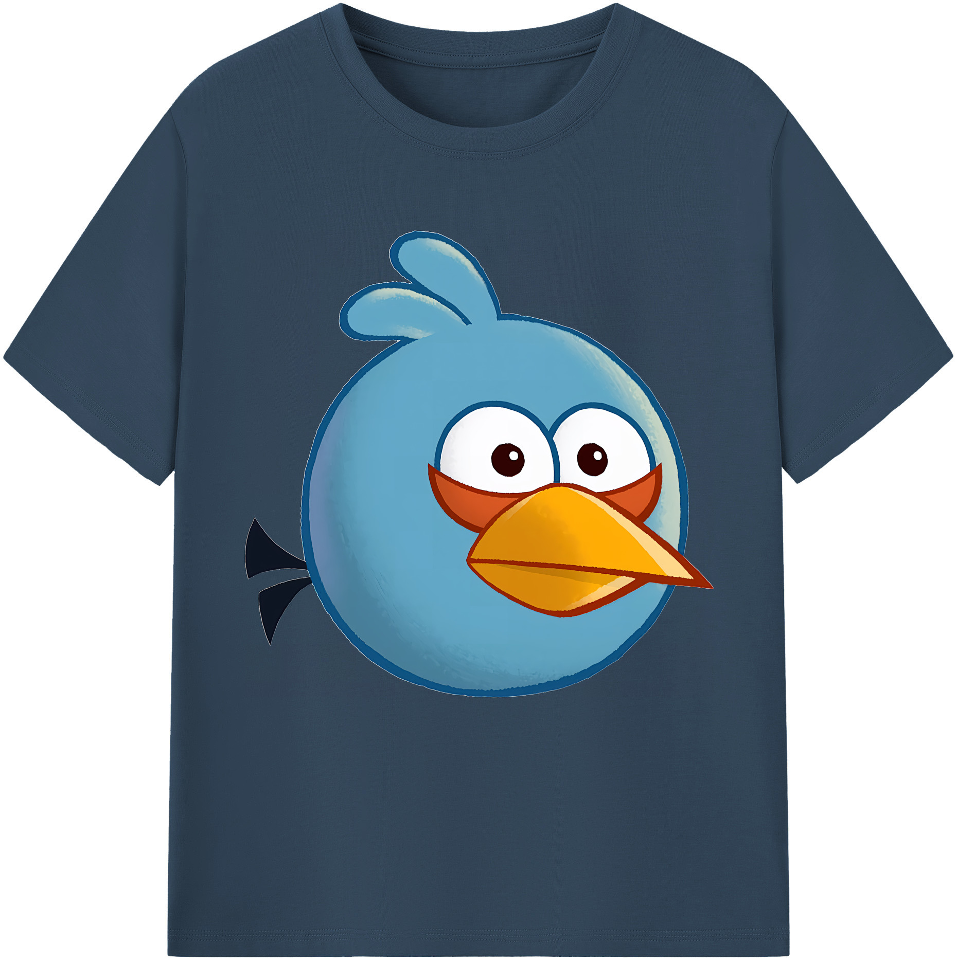 （画像用） Angry Birds アングリーバード レディースカジュアルプリントTシャツ（綿100％）