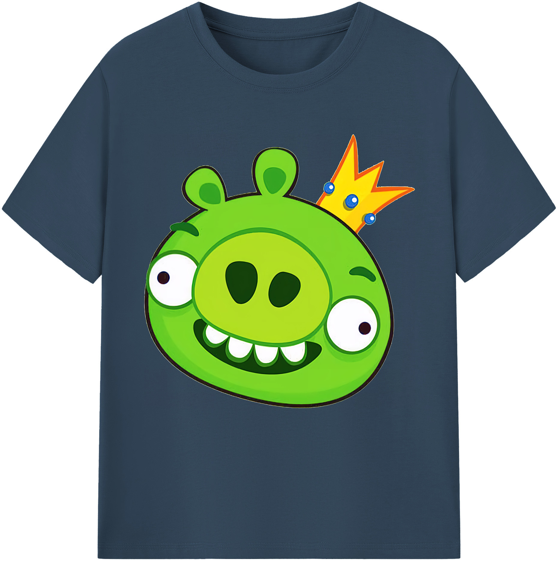 （画像用） Angry Birds アングリーバード レディースカジュアルプリントTシャツ（綿100％）