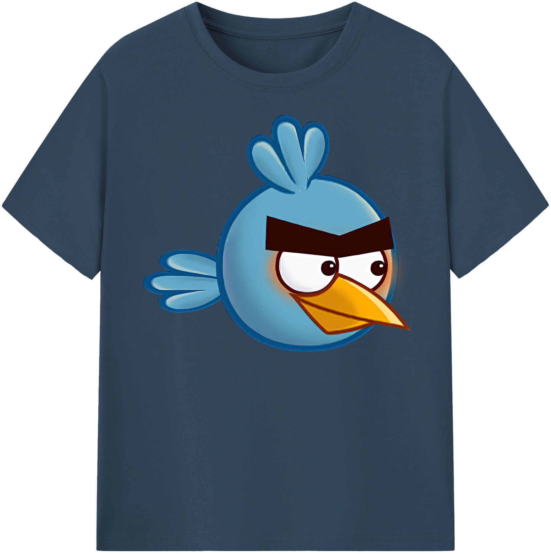 （画像用） Angry Birds アングリーバード レディースカジュアルプリントTシャツ（綿100％）