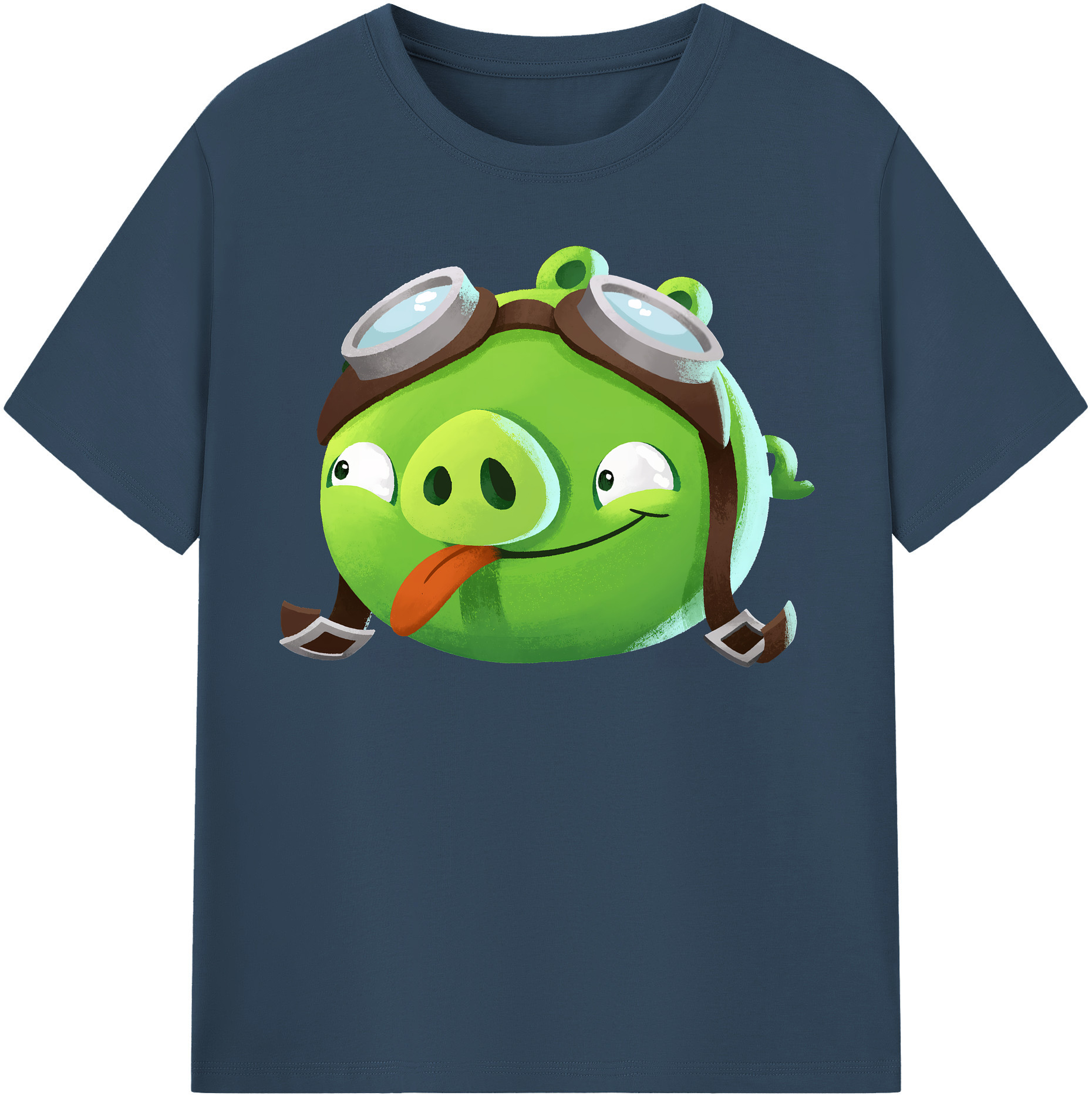 （画像用） Angry Birds アングリーバード レディースカジュアルプリントTシャツ（綿100％）