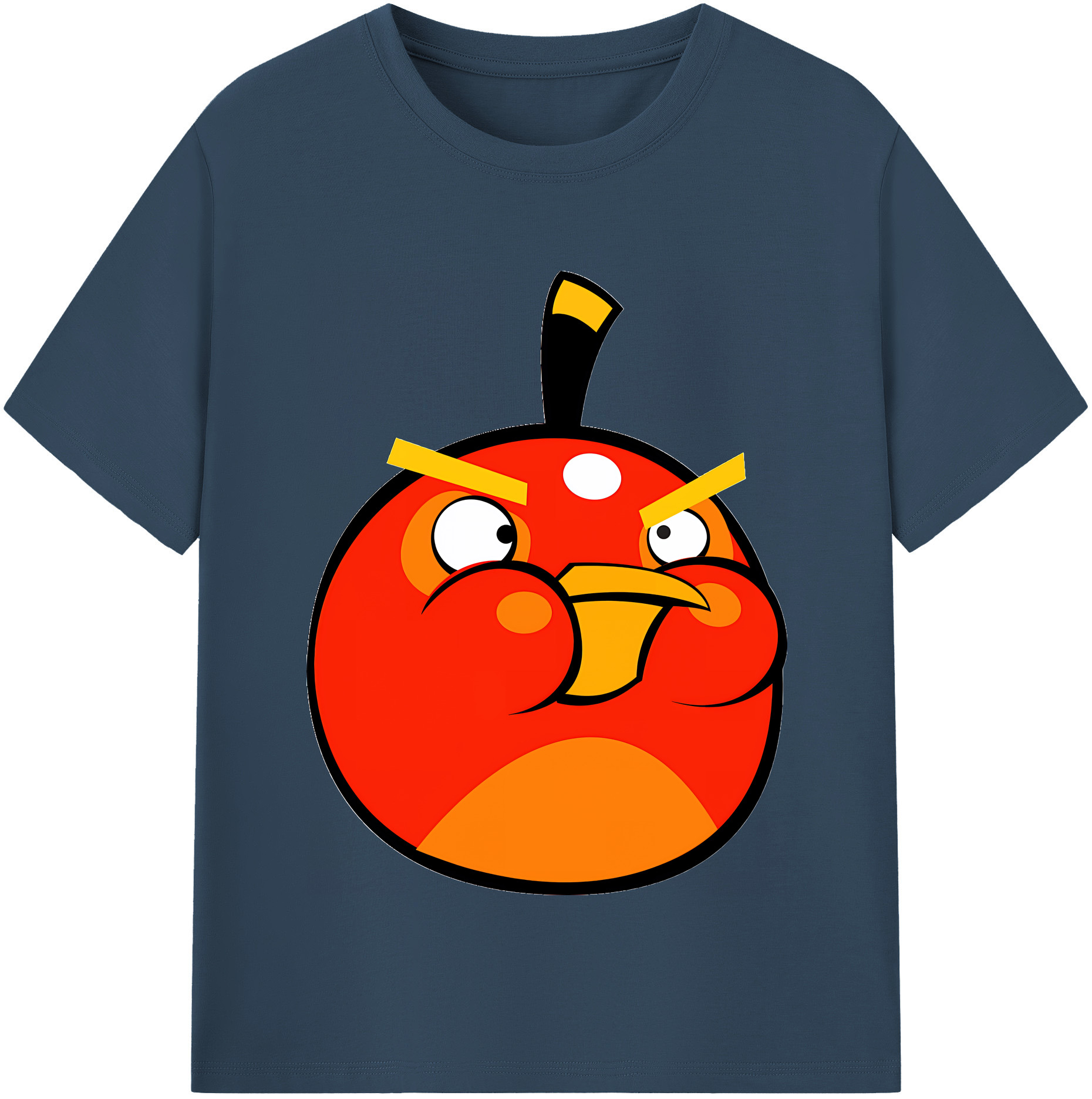 （画像用） Angry Birds アングリーバード レディースカジュアルプリントTシャツ（綿100％）