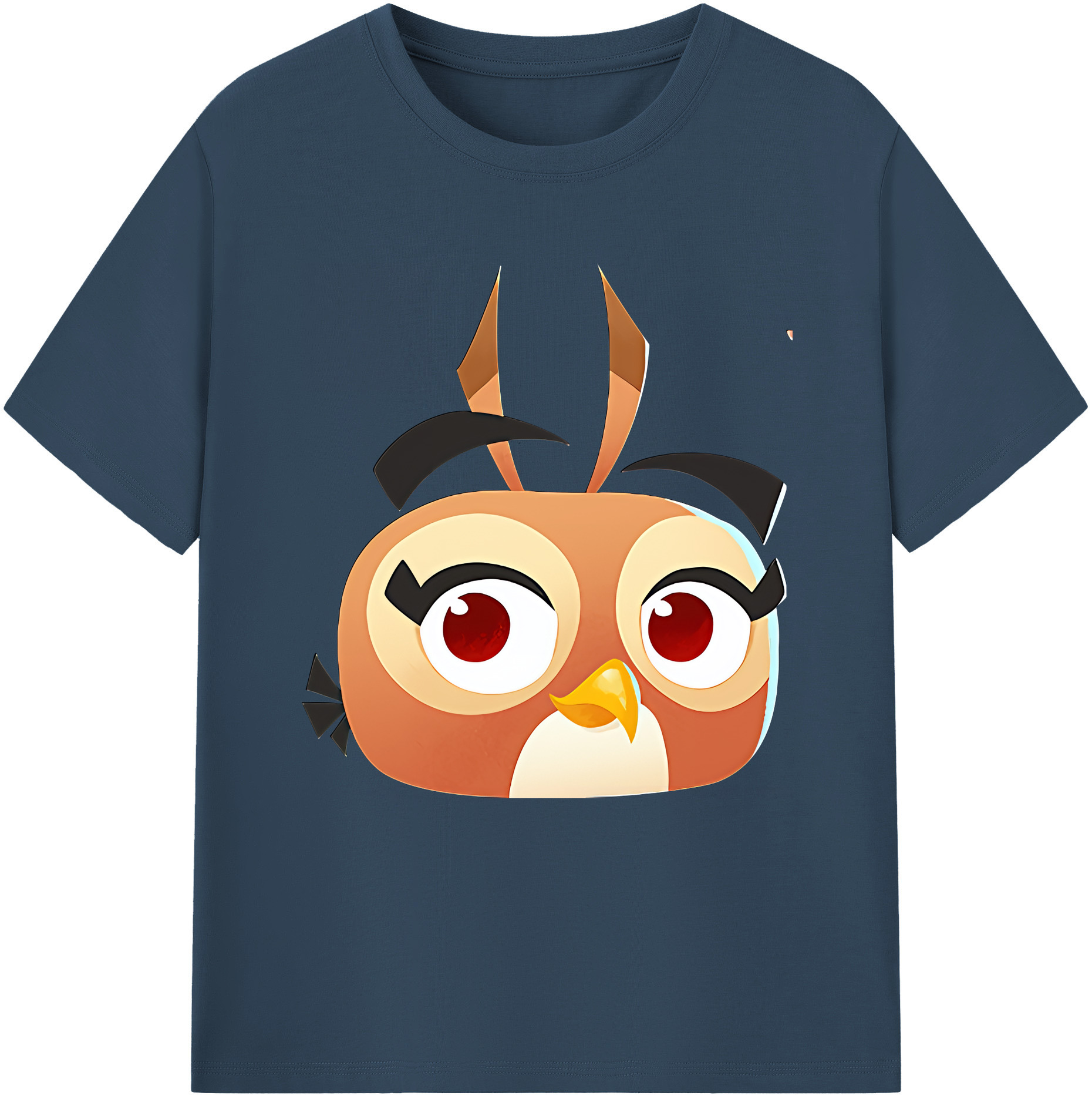 （画像用） Angry Birds アングリーバード レディースカジュアルプリントTシャツ（綿100％）
