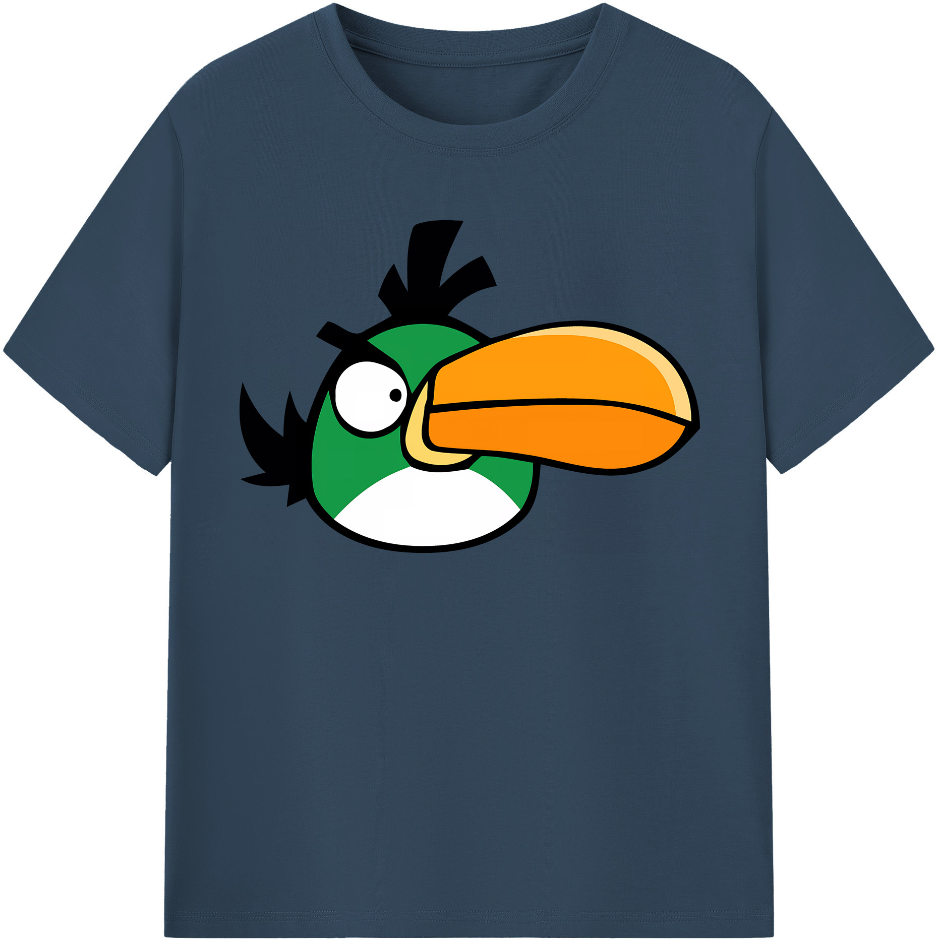 （画像用） Angry Birds アングリーバード レディースカジュアルプリントTシャツ（綿100％）