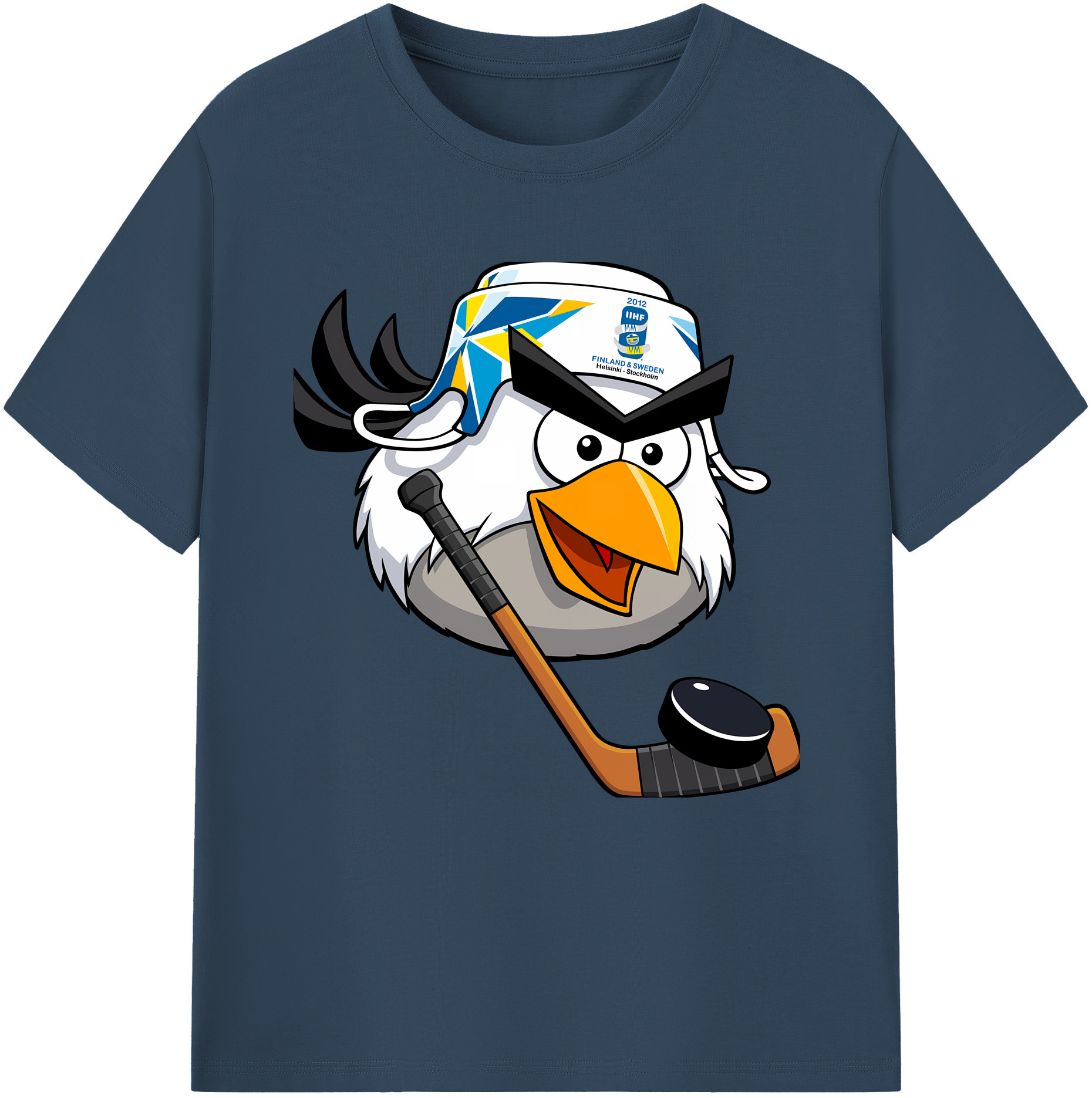 （画像用） Angry Birds アングリーバード レディースカジュアルプリントTシャツ（綿100％）