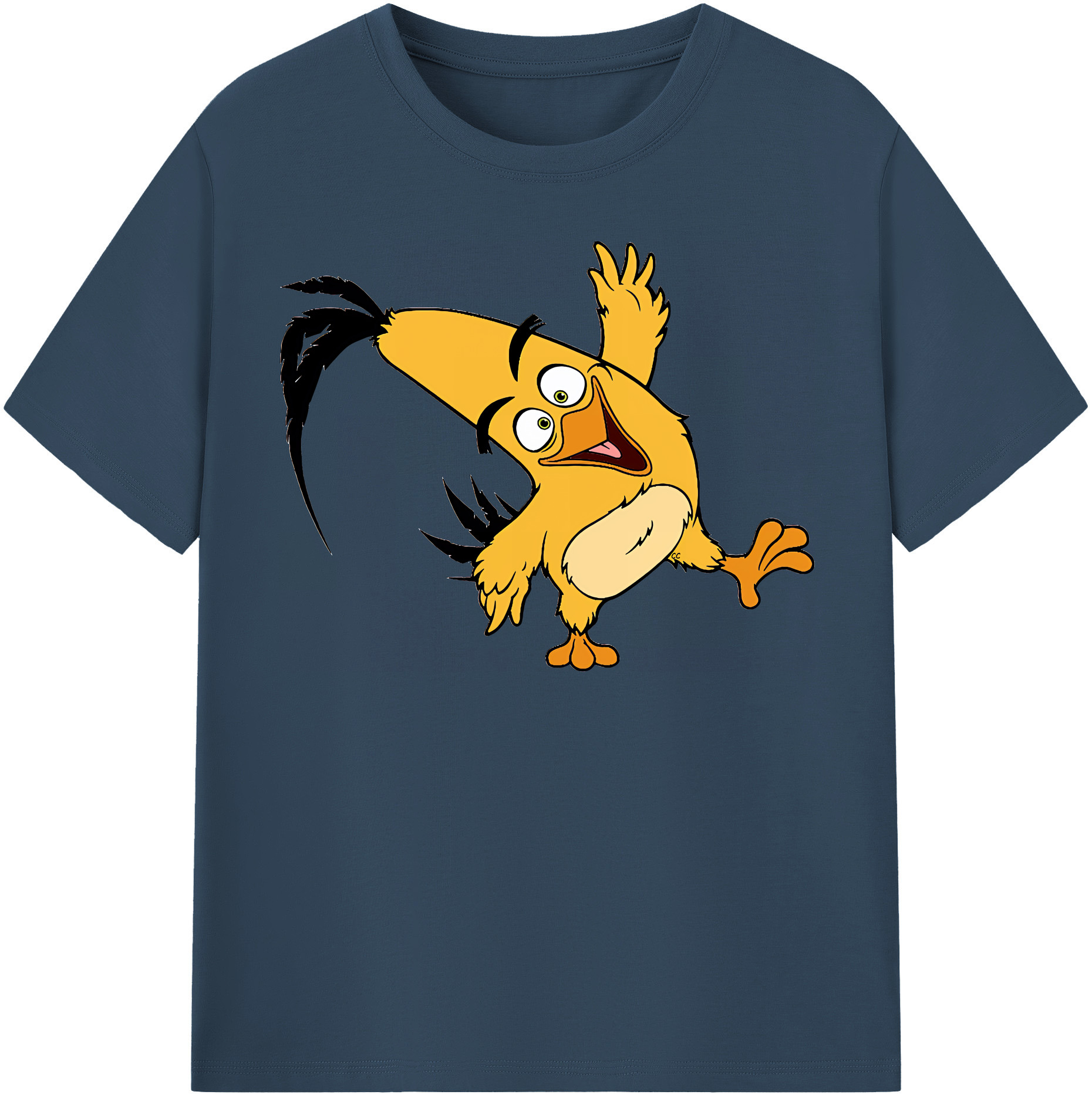 （画像用） Angry Birds アングリーバード レディースカジュアルプリントTシャツ（綿100％）