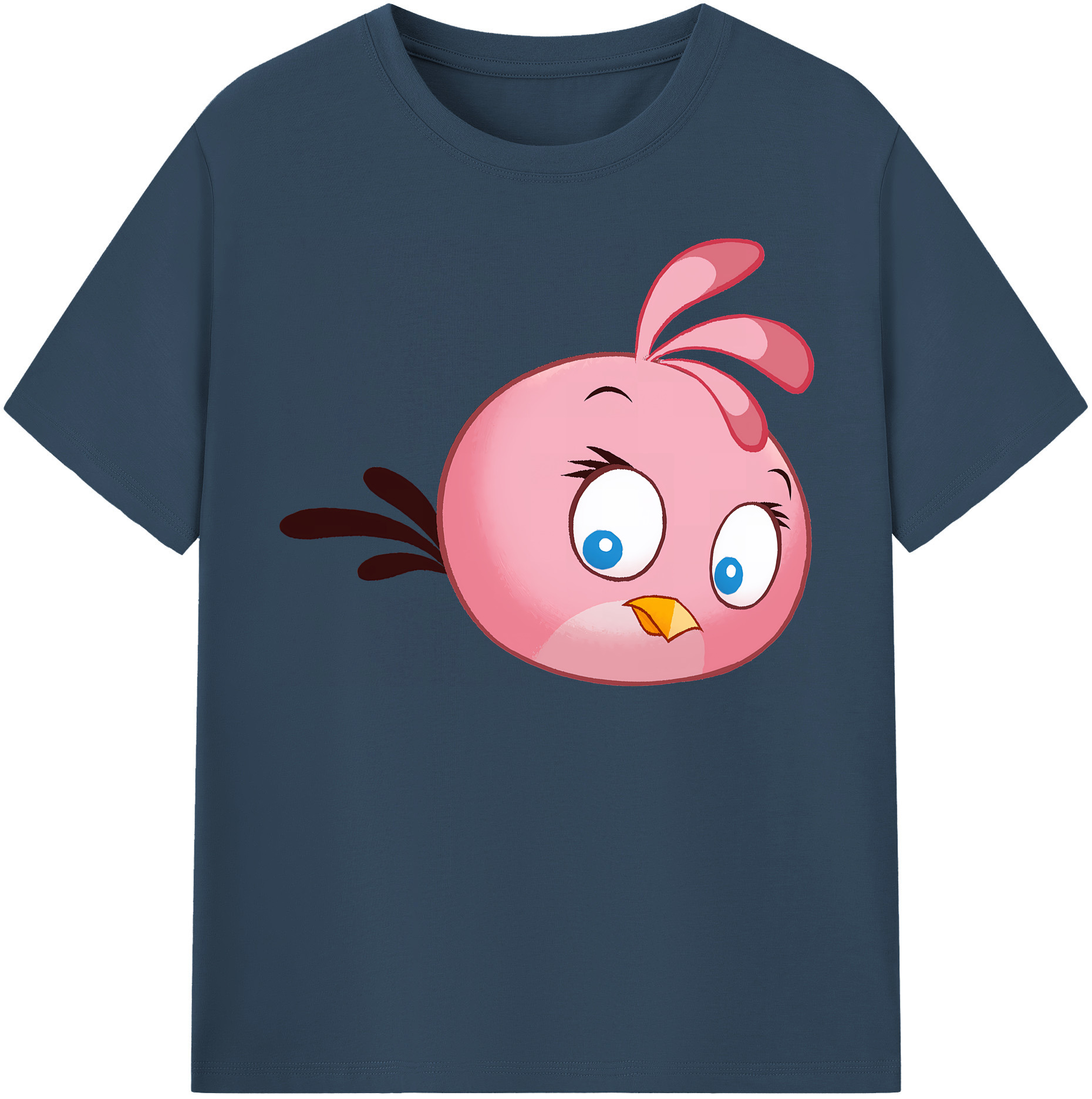 （画像用） Angry Birds アングリーバード レディースカジュアルプリントTシャツ（綿100％）