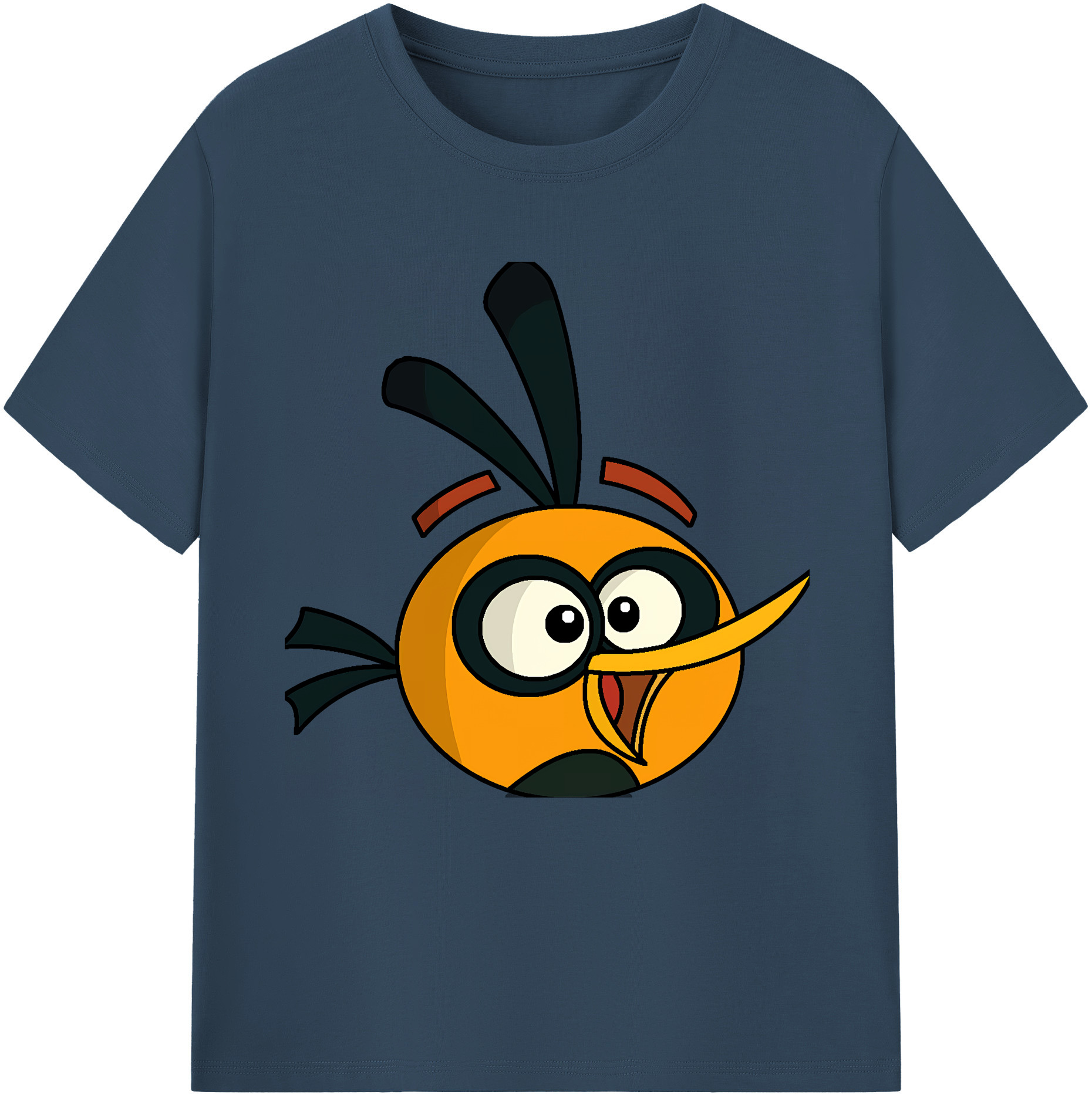 （画像用） Angry Birds アングリーバード レディースカジュアルプリントTシャツ（綿100％）