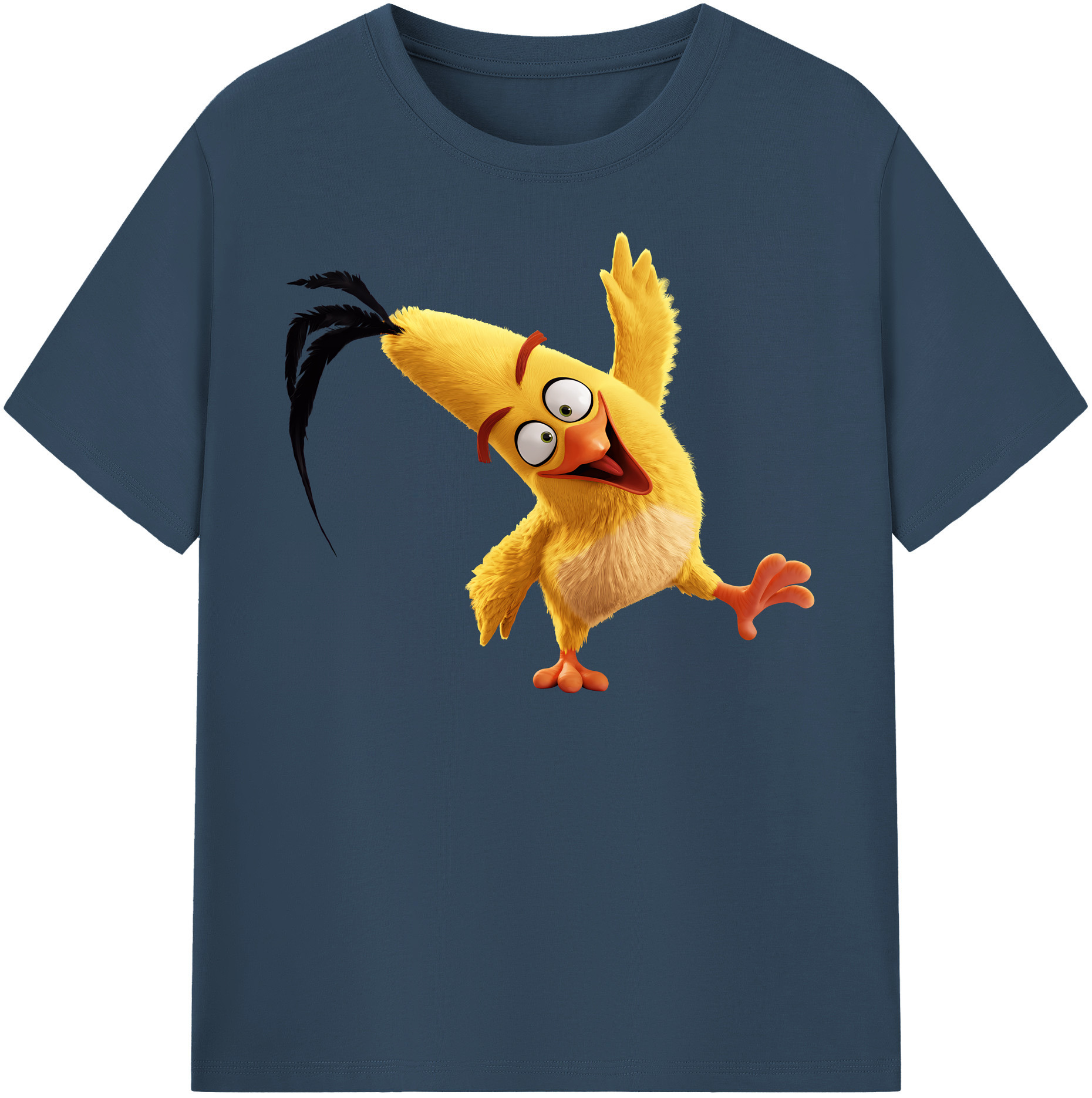 （画像用） Angry Birds アングリーバード レディースカジュアルプリントTシャツ（綿100％）