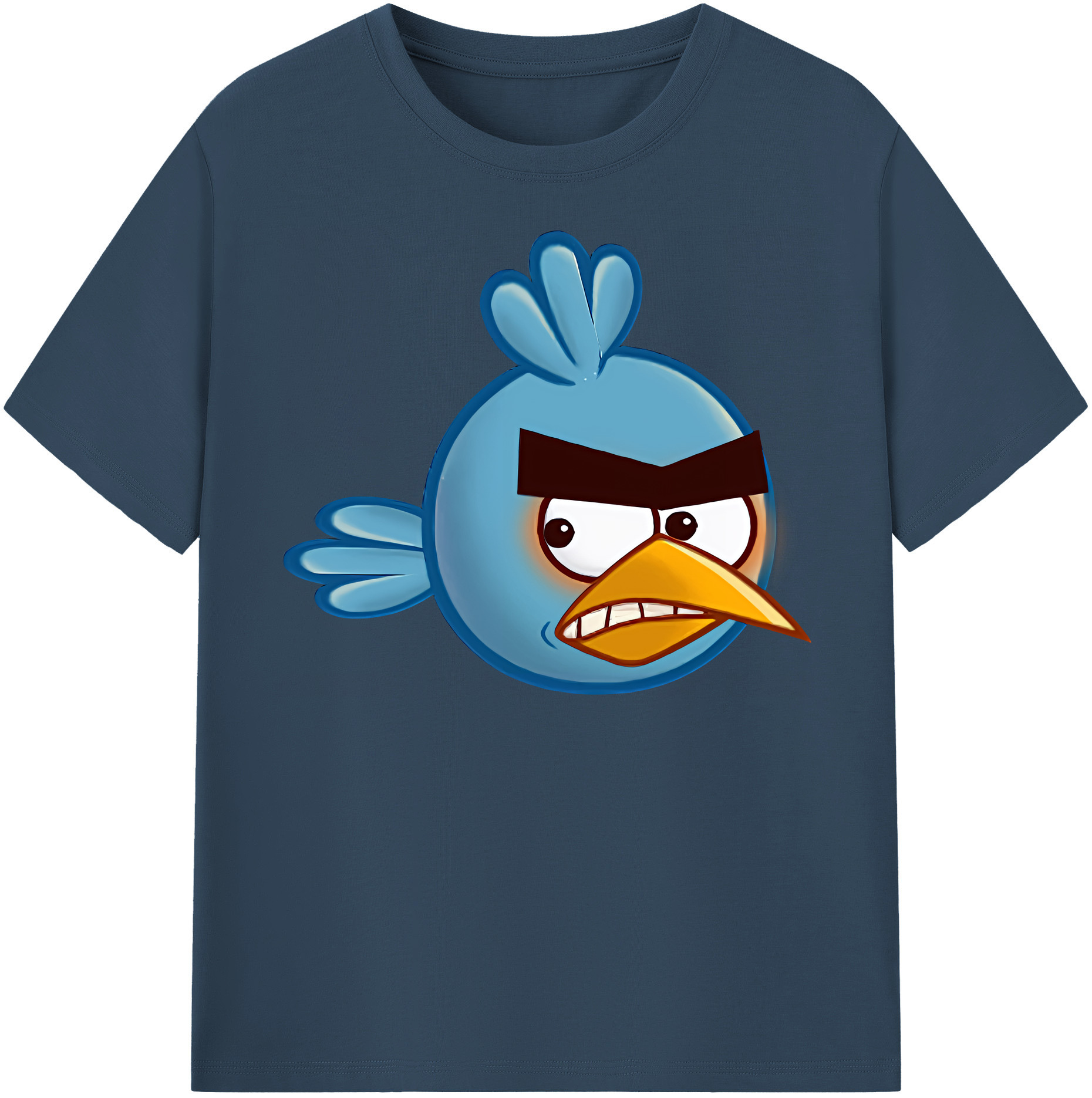 （画像用） Angry Birds アングリーバード レディースカジュアルプリントTシャツ（綿100％）