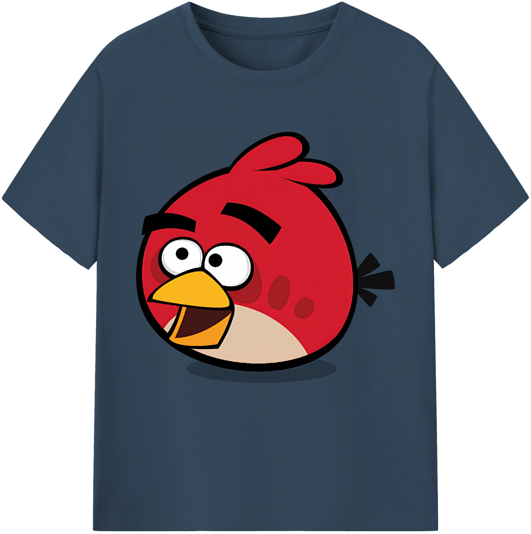 （画像用） Angry Birds アングリーバード レディースカジュアルプリントTシャツ（綿100％）