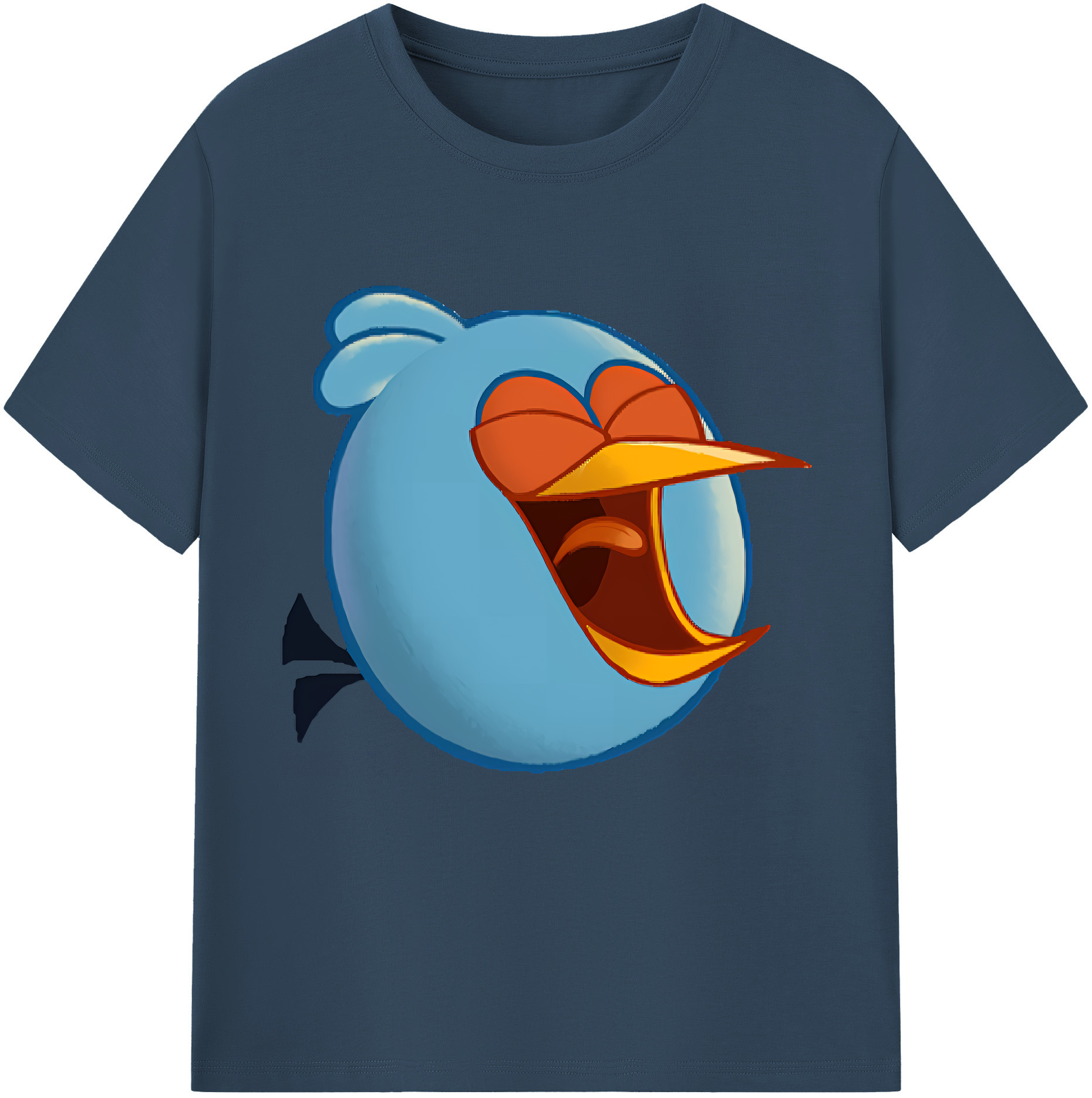 （画像用） Angry Birds アングリーバード レディースカジュアルプリントTシャツ（綿100％）
