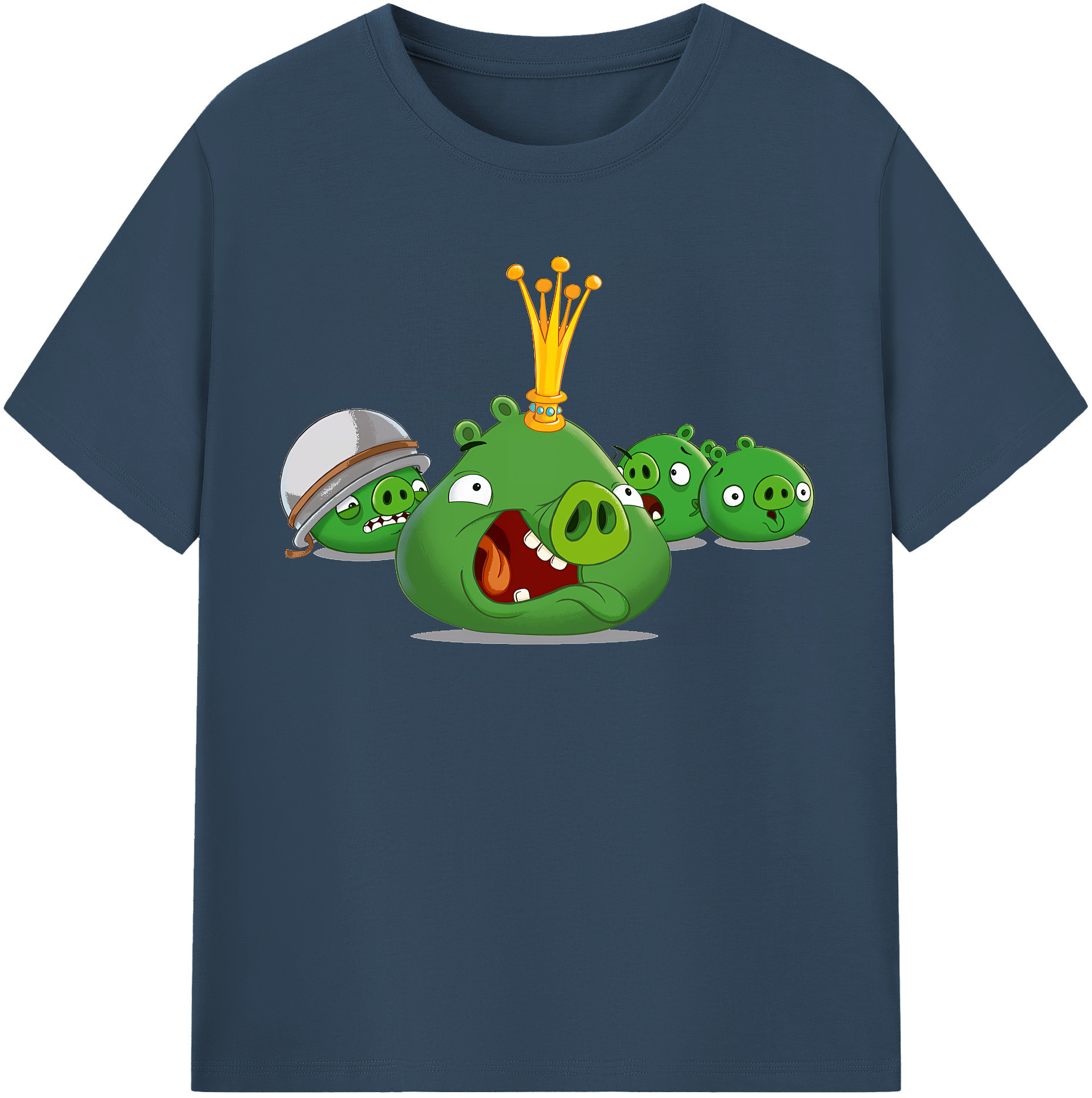 （画像用） Angry Birds アングリーバード レディースカジュアルプリントTシャツ（綿100％）