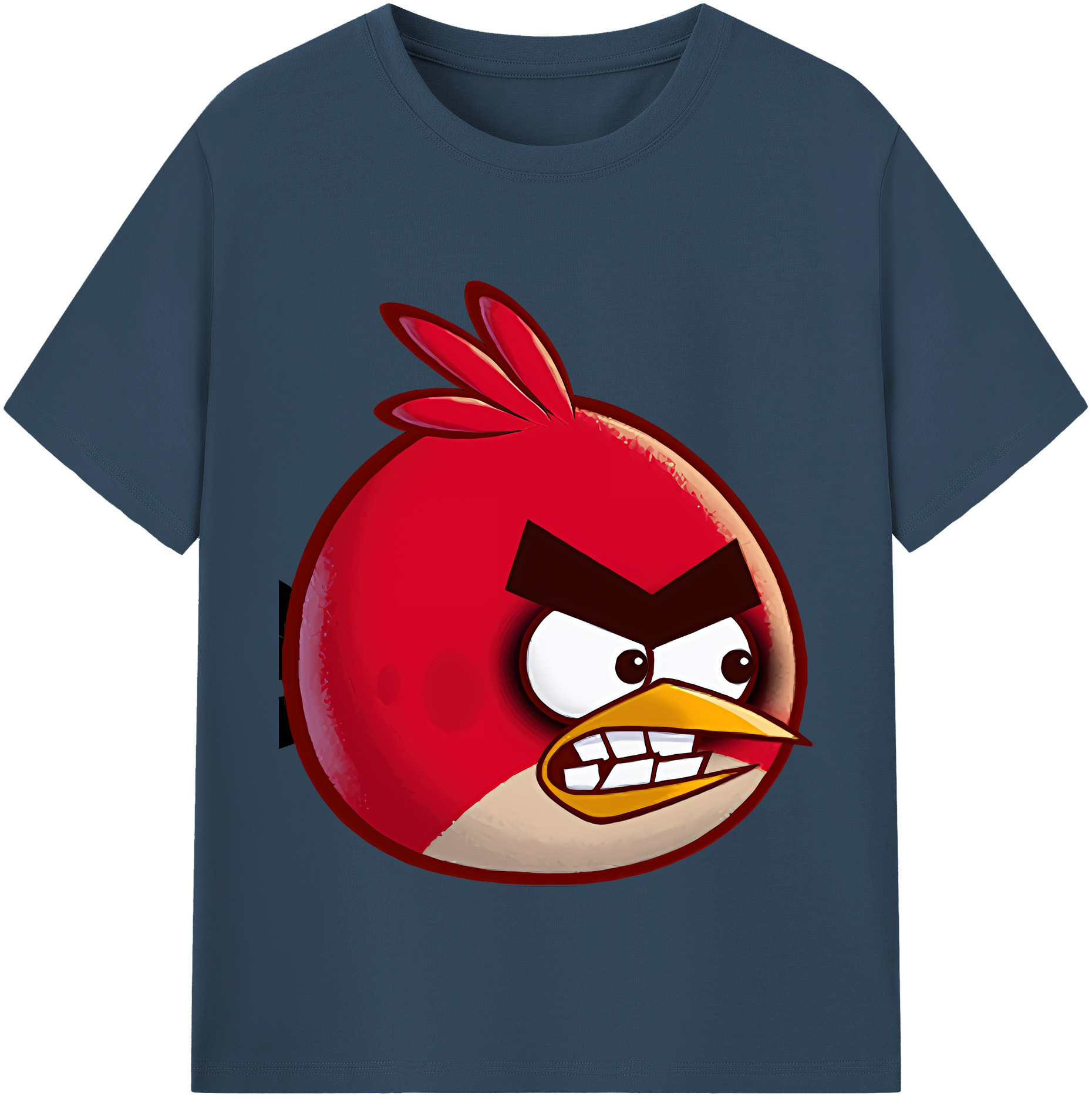 （画像用） Angry Birds アングリーバード レディースカジュアルプリントTシャツ（綿100％）