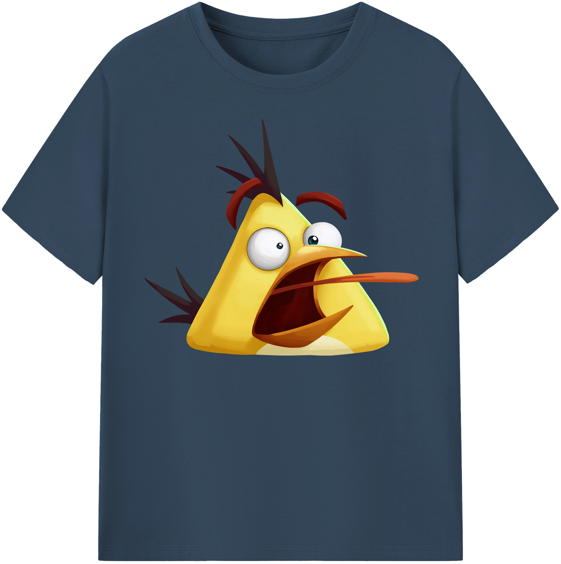 （画像用） Angry Birds アングリーバード レディースカジュアルプリントTシャツ（綿100％）