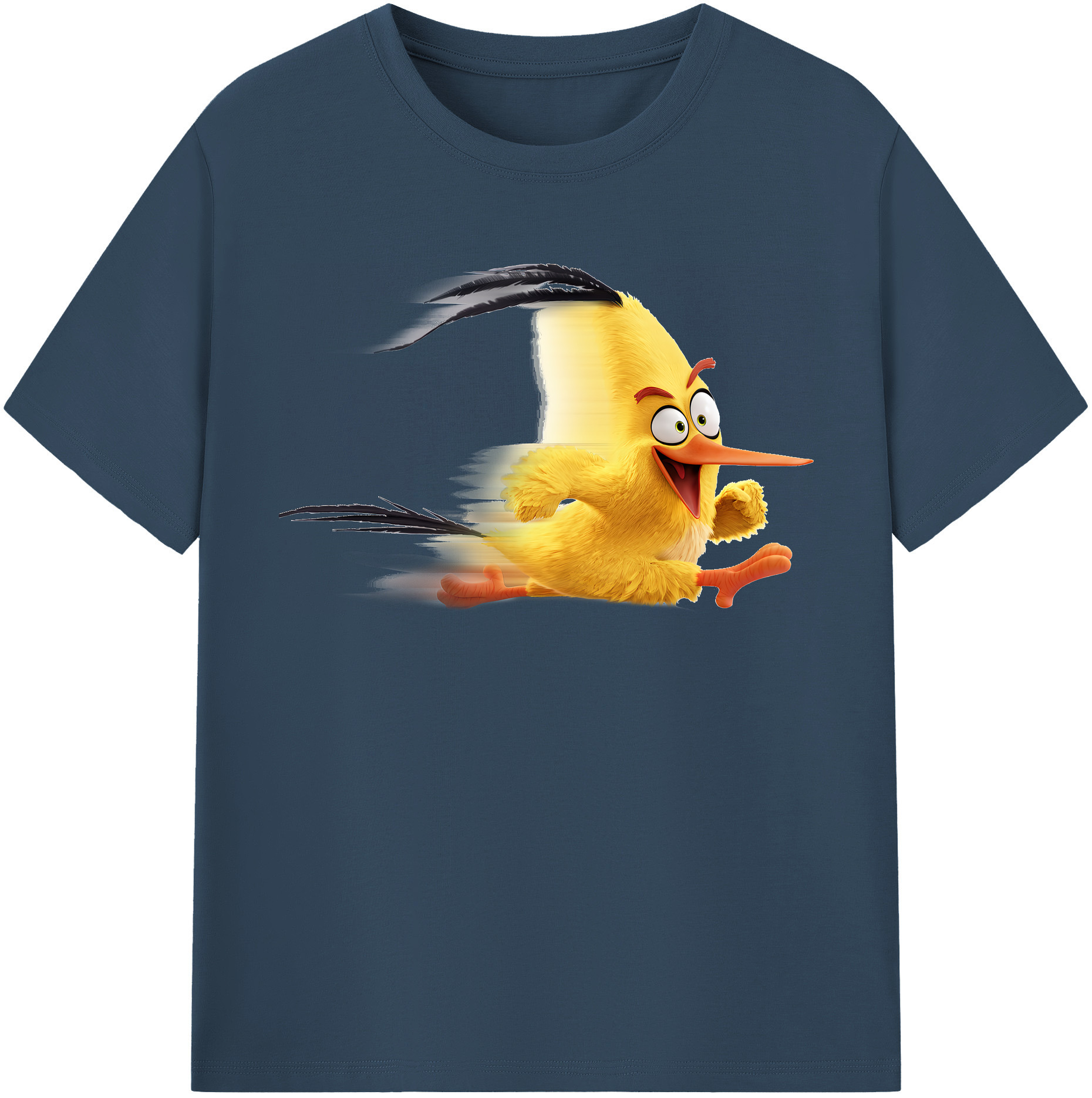 （画像用） Angry Birds アングリーバード レディースカジュアルプリントTシャツ（綿100％）