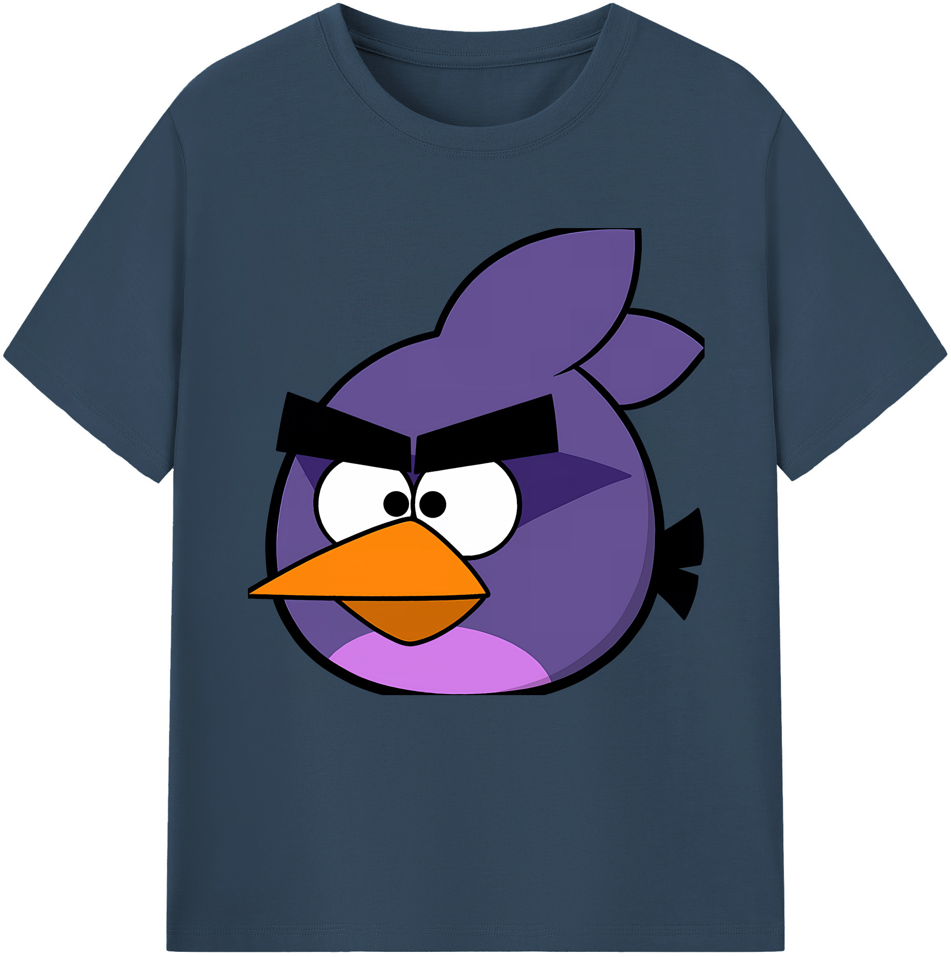 （画像用） Angry Birds アングリーバード レディースカジュアルプリントTシャツ（綿100％）