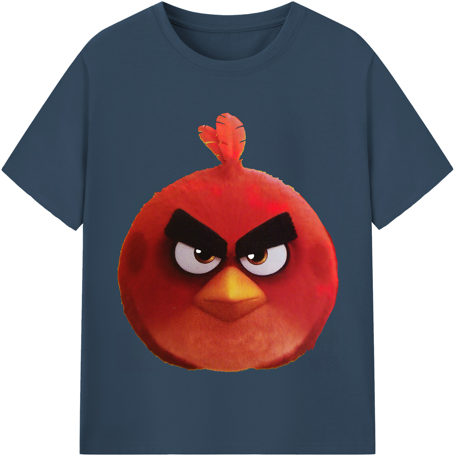（画像用） Angry Birds アングリーバード レディースカジュアルプリントTシャツ（綿100％）