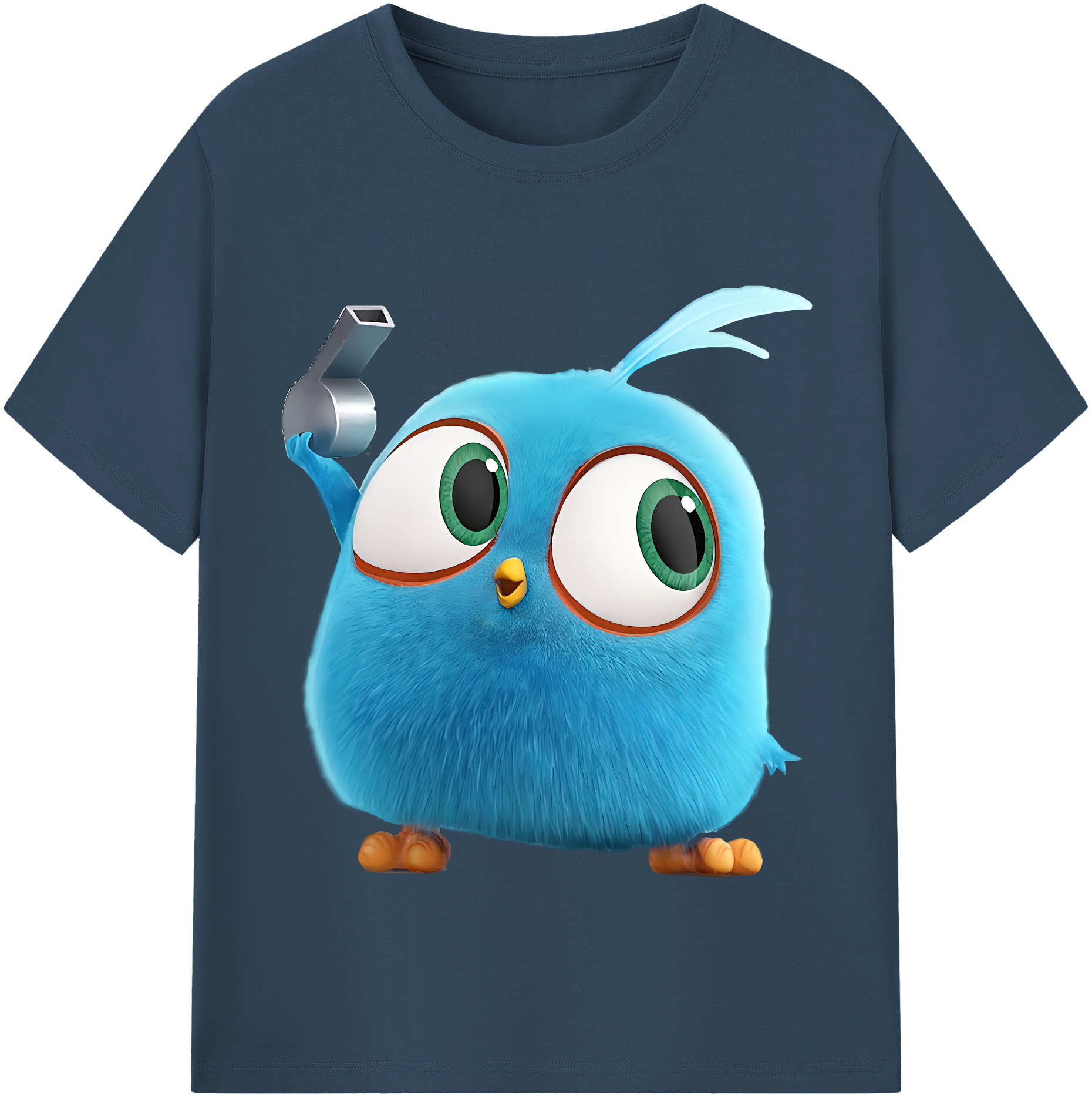 （画像用） Angry Birds アングリーバード レディースカジュアルプリントTシャツ（綿100％）
