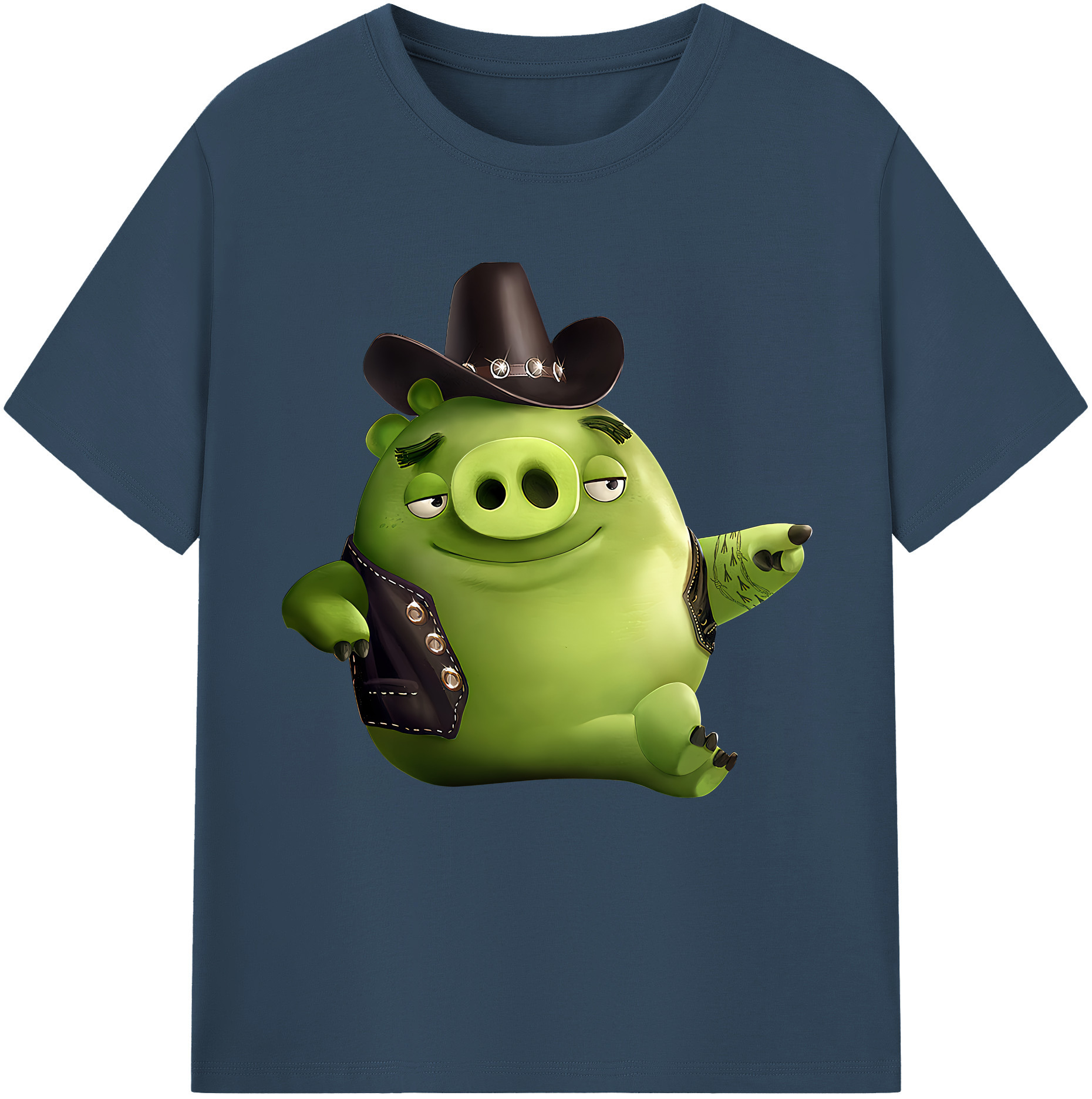 （画像用） Angry Birds アングリーバード レディースカジュアルプリントTシャツ（綿100％）