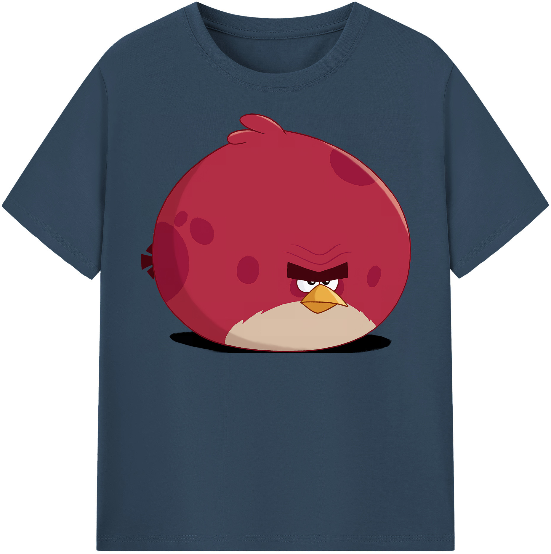 （画像用） Angry Birds アングリーバード レディースカジュアルプリントTシャツ（綿100％）