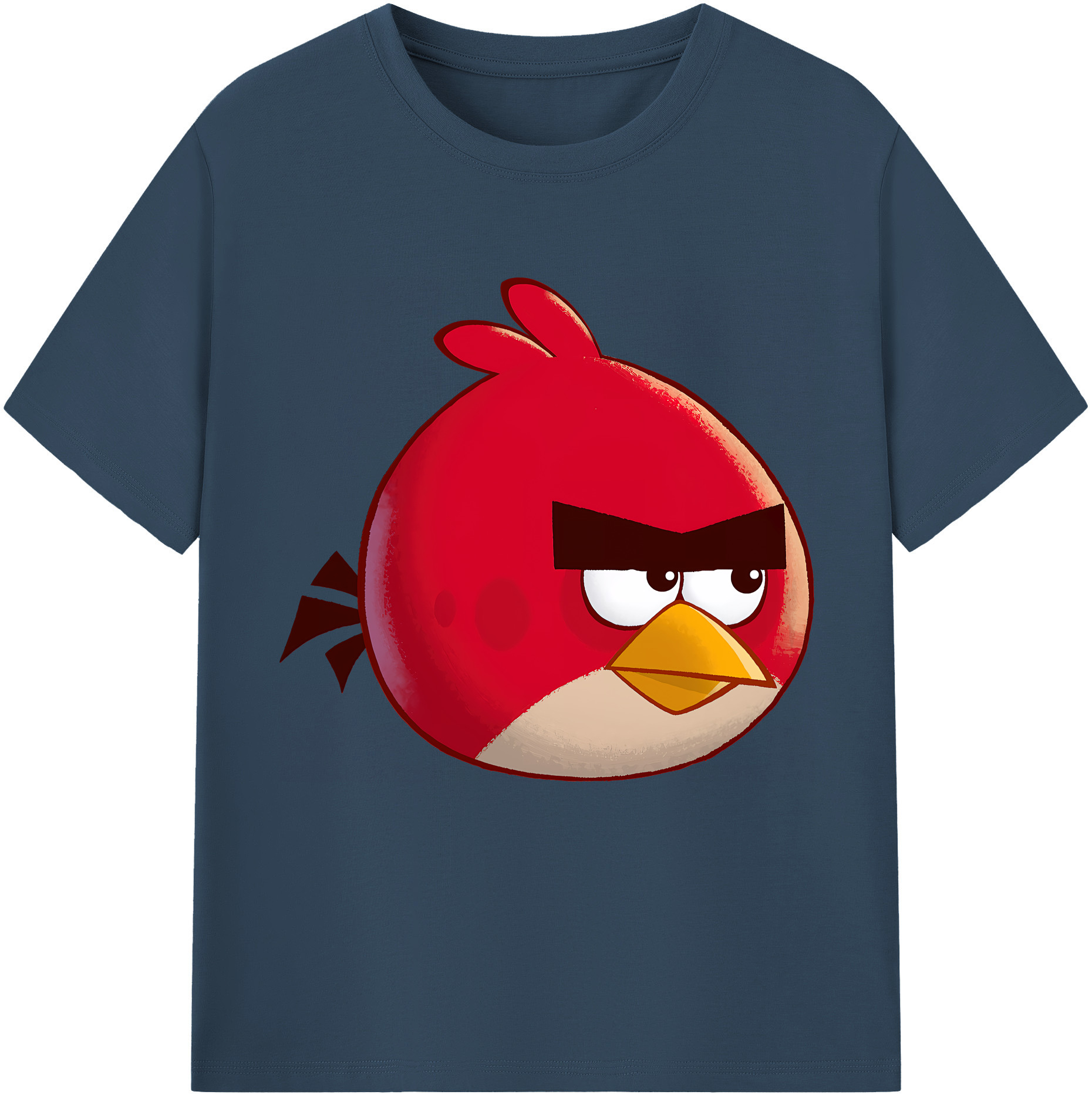 （画像用） Angry Birds アングリーバード レディースカジュアルプリントTシャツ（綿100％）