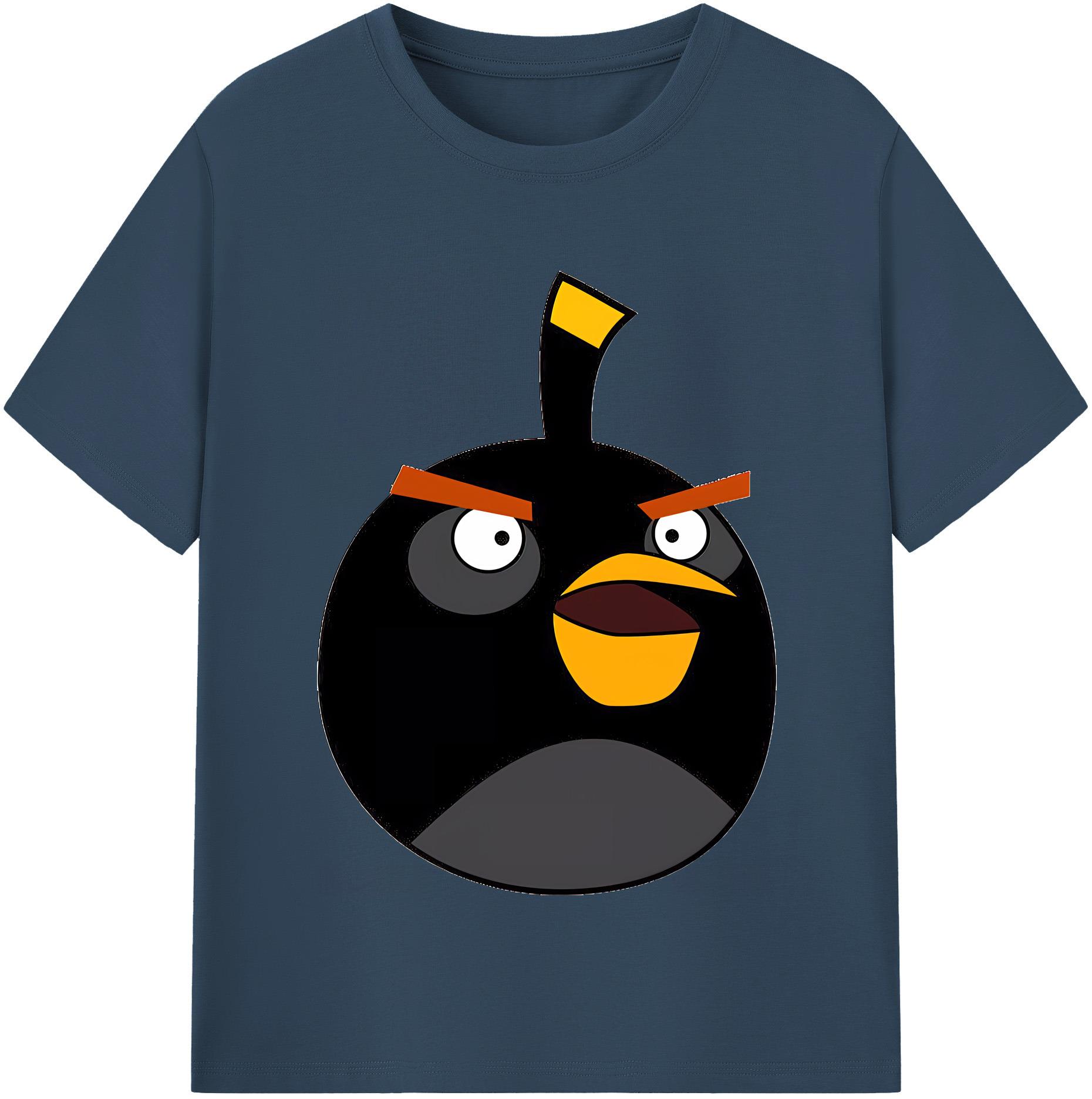 （画像用） Angry Birds アングリーバード レディースカジュアルプリントTシャツ（綿100％）